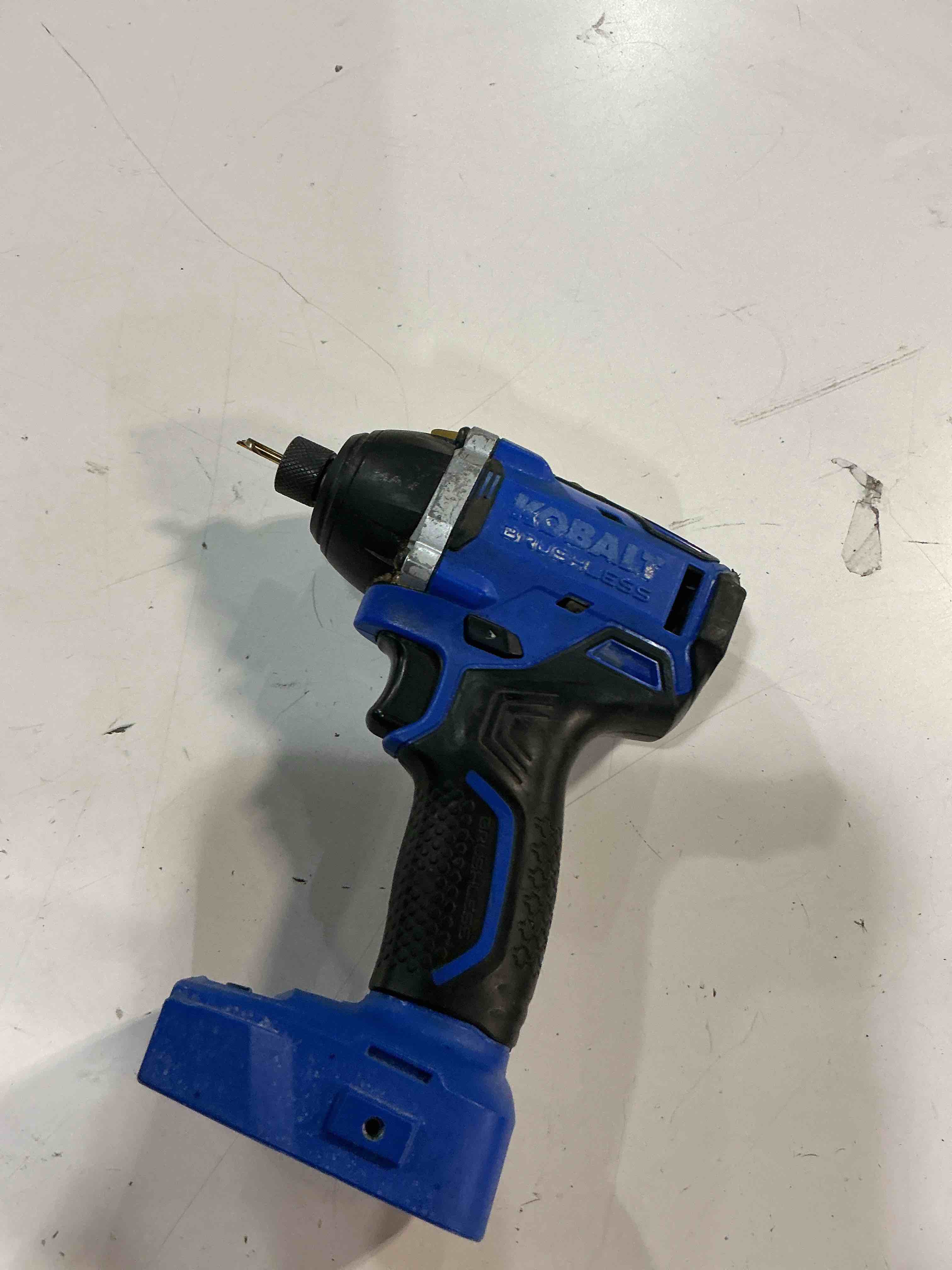 Condition photo showing As Is for kobalt 24-volt variable speed brushless 3/8-in drive cordless impact wrench (battery not included)