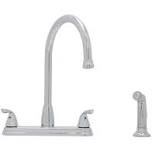 project source ?everfield stainless steel 2-handle high-arc kitchen faucet