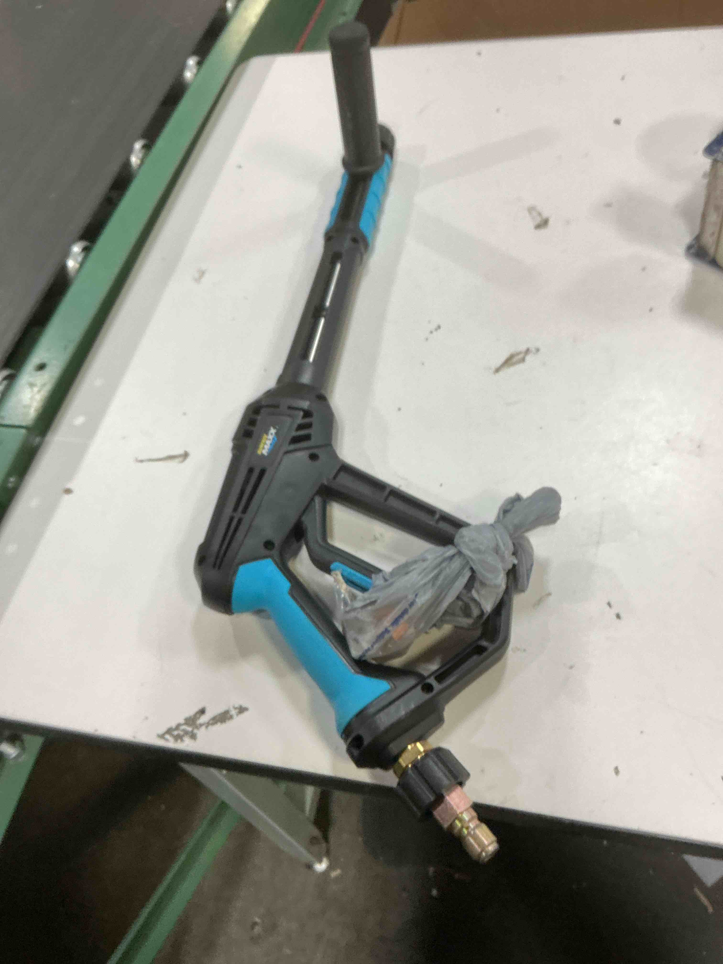 Condition photo showing As Is for surfacemaxx up to 4500-psi plastic pressure washer spray gun