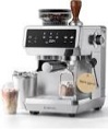 amzchef espresso machine with grinder, 190?-201? temp control coffee machine with 44 grind setting, 