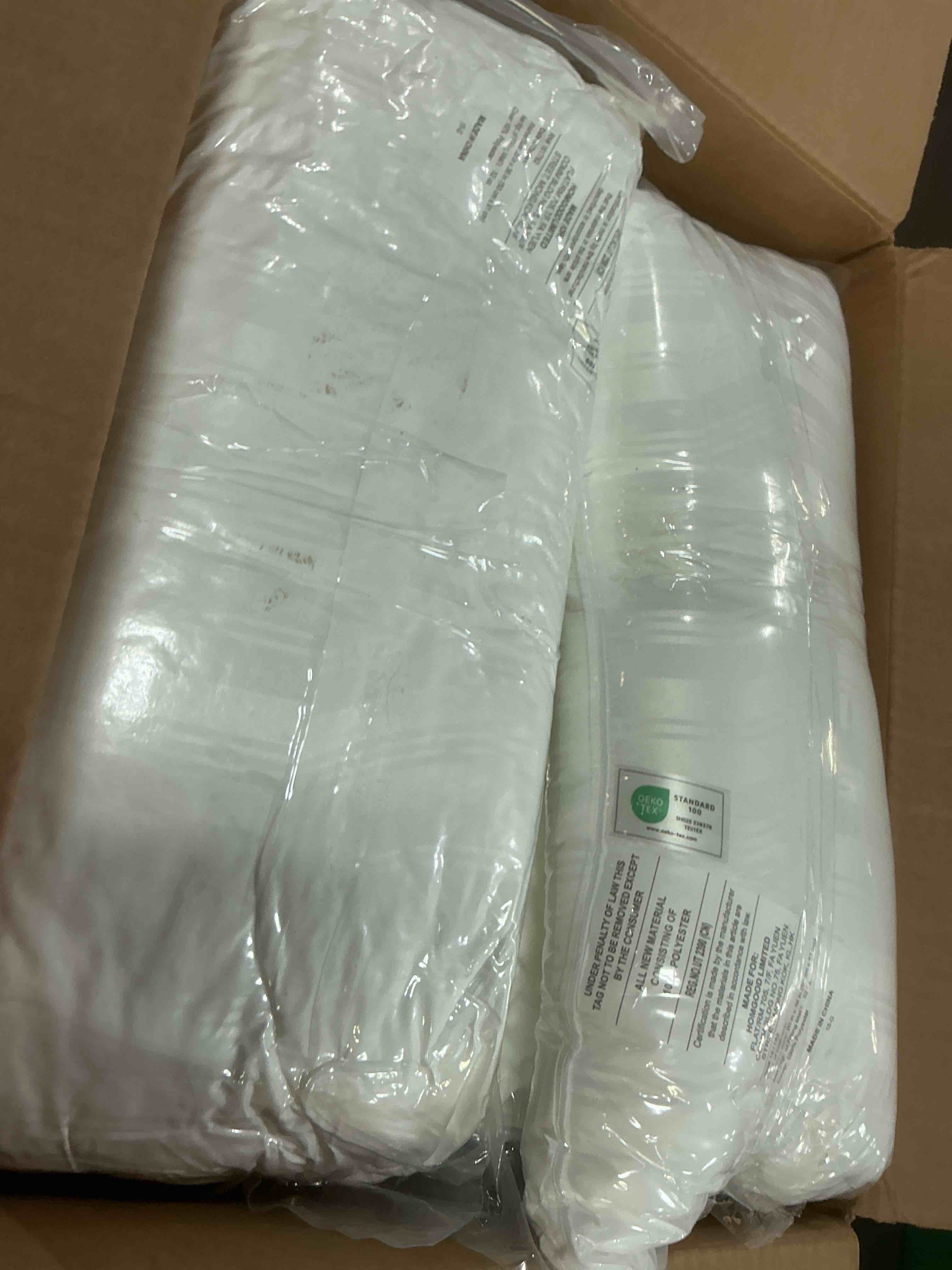Condition photo showing Good Condition for downluxe king size pillows set of 4 – premium down alternative bed pillows for back, side & stomach