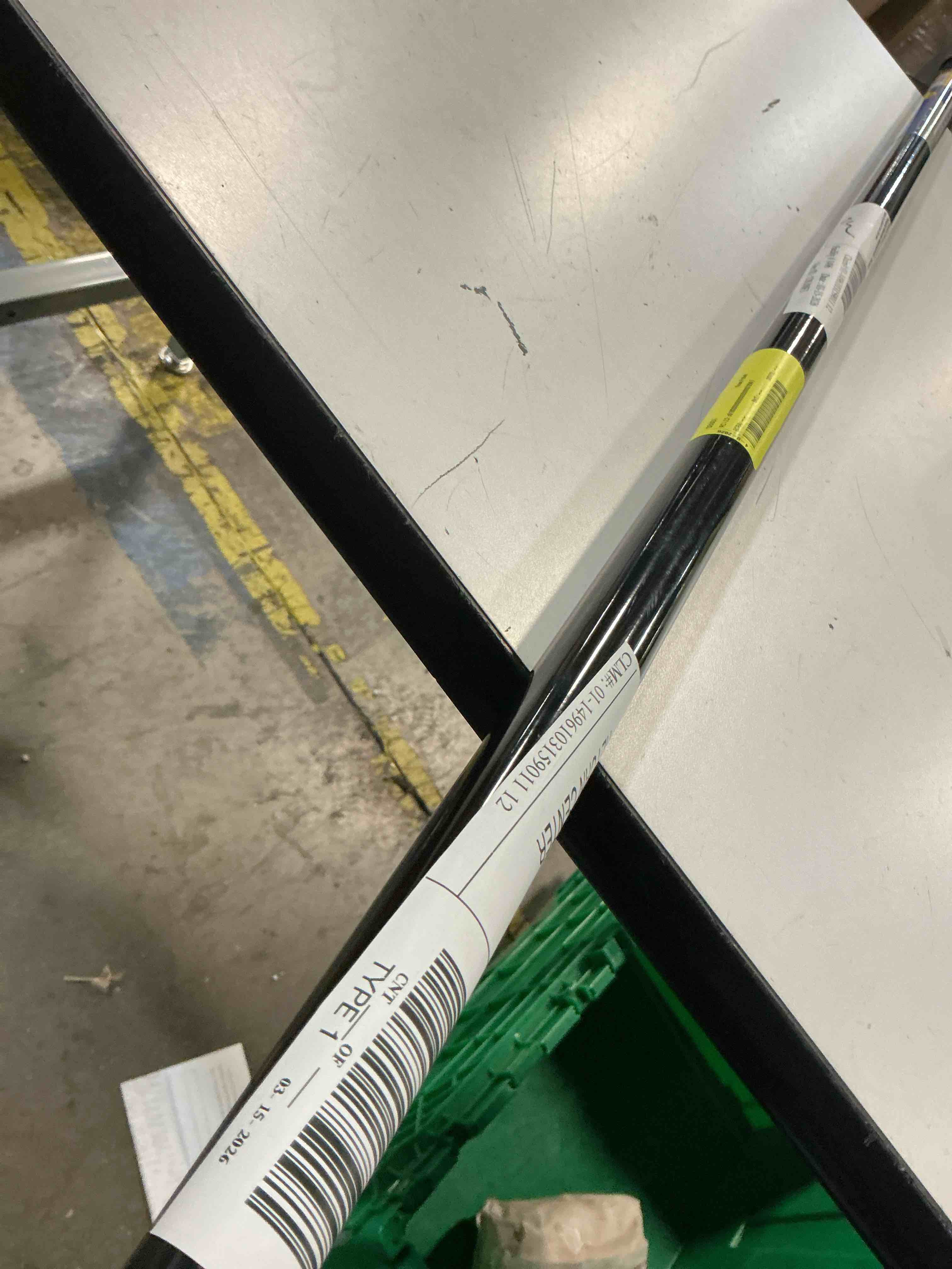 Condition photo showing As Is for premier paint roller 4-8ft metal extension pole