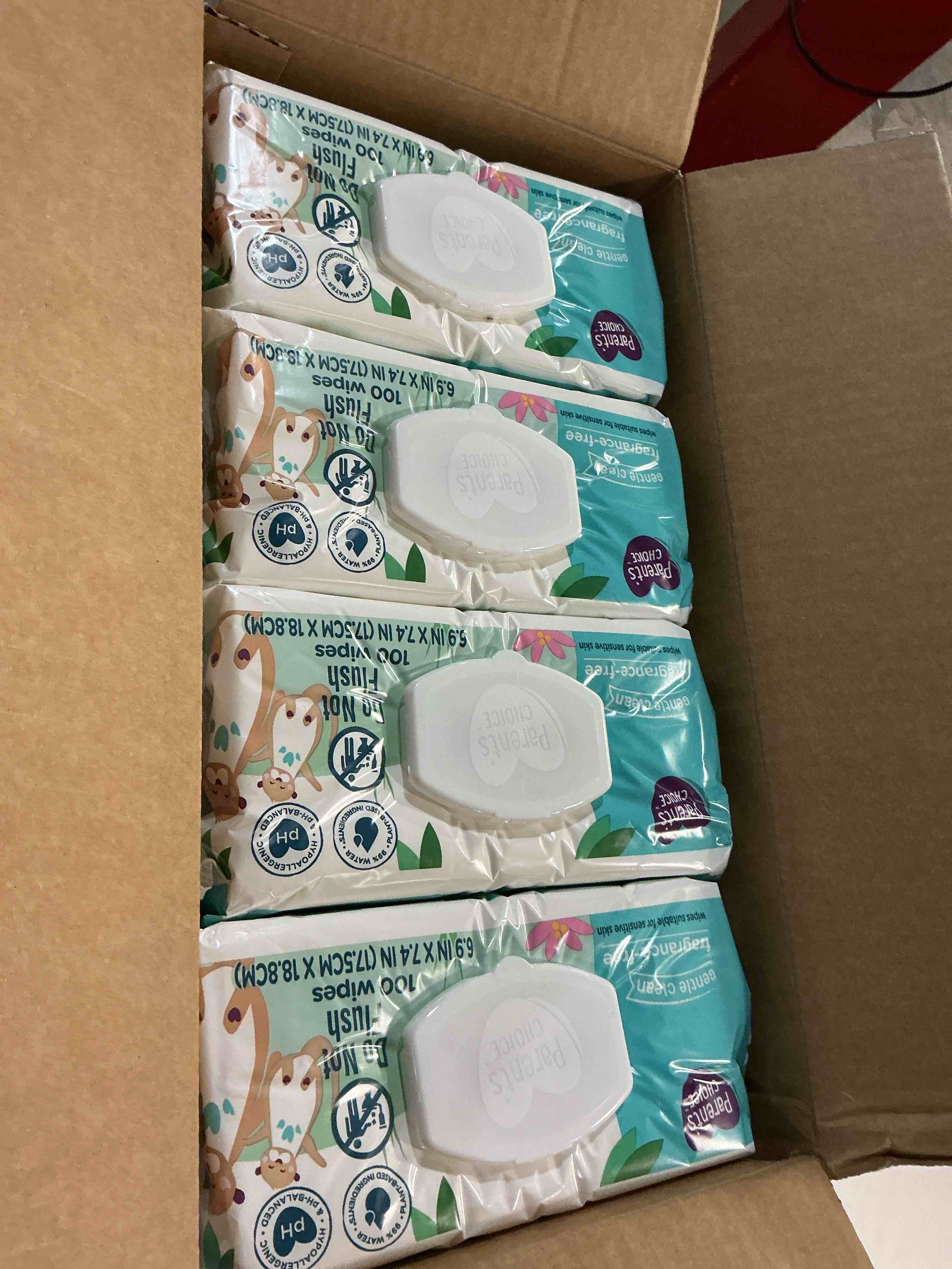 Condition photo showing Good Condition for parent s choice fragrance free baby wipes  1200 count (select for more options)