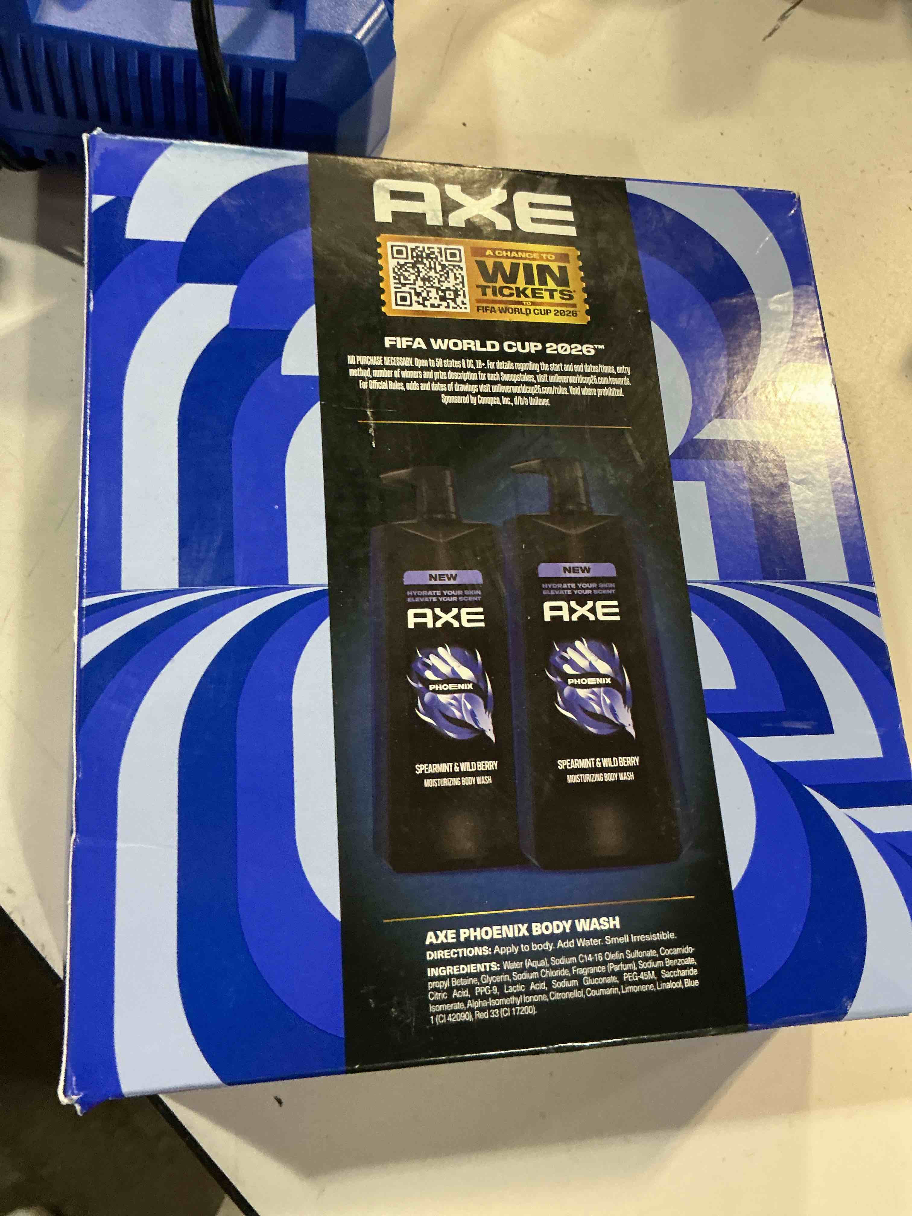 Condition photo showing Good Condition for axe phoenix moisturizing body wash spearmint and wild berry 32fl oz. 2-pack