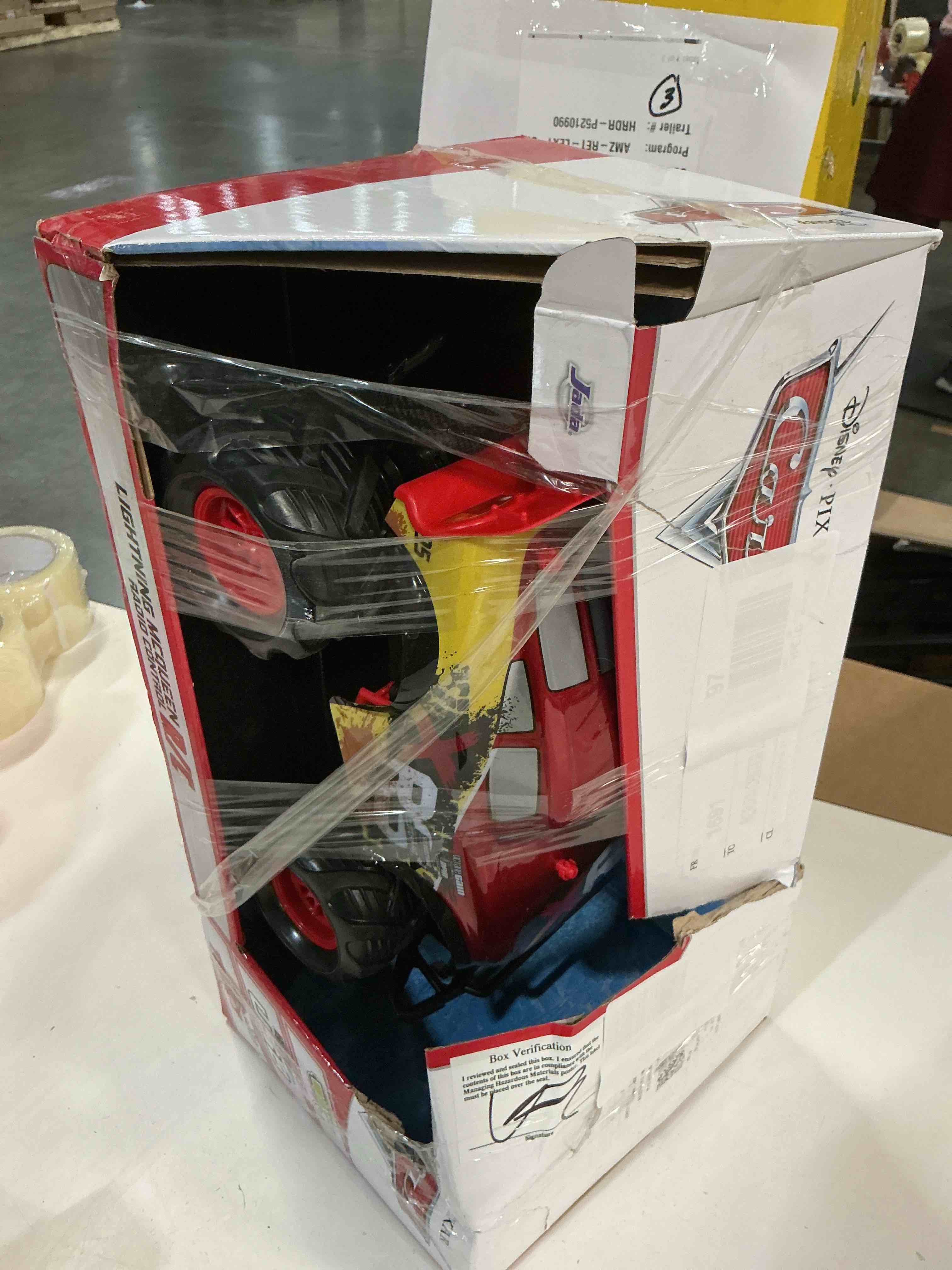 Condition photo showing As Is for disney pixar cars 1:14 lightning mcqueen r/c