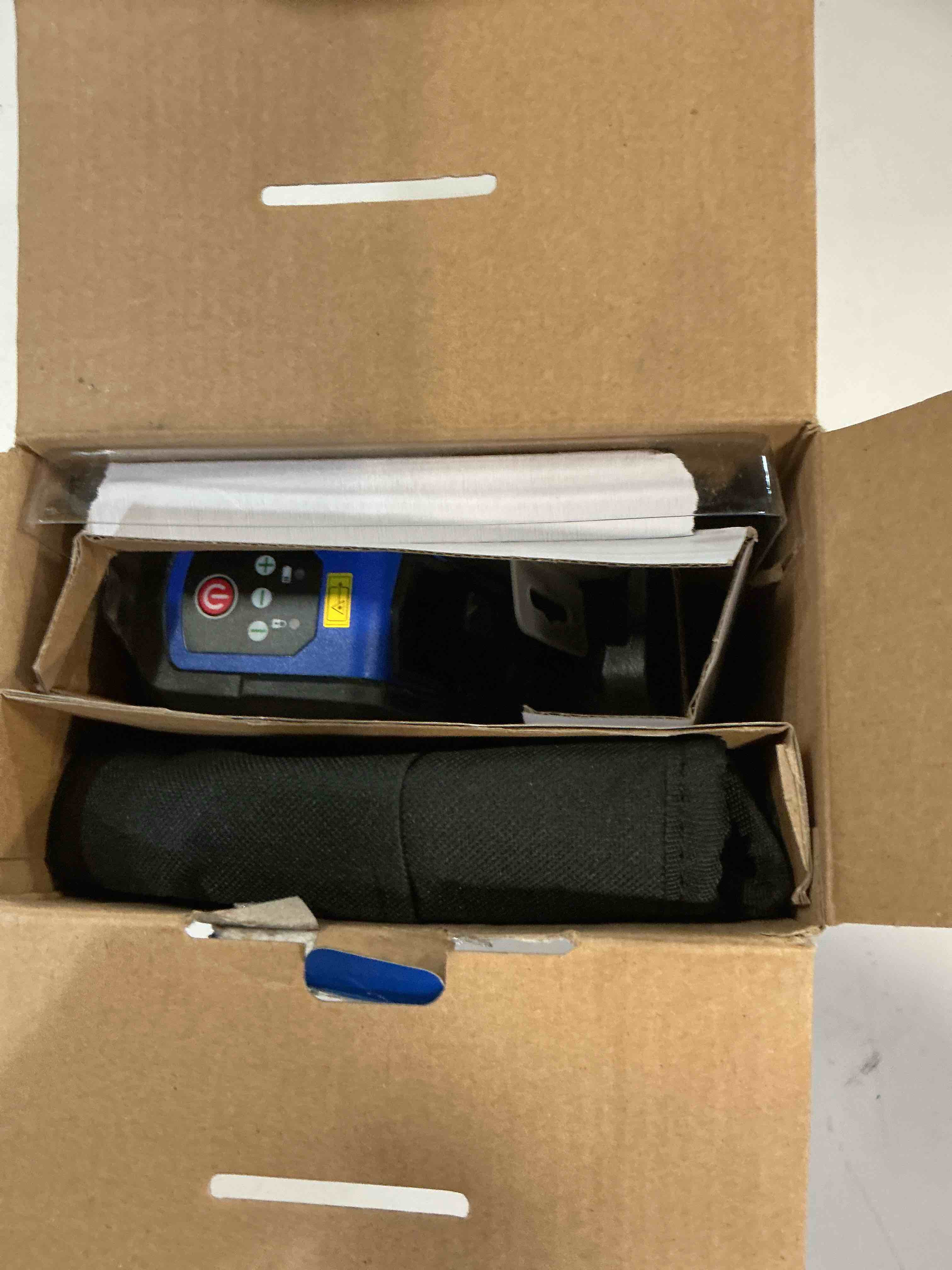 Condition photo showing As Is for kobalt 100-ft green self-leveling cross-line laser level kit