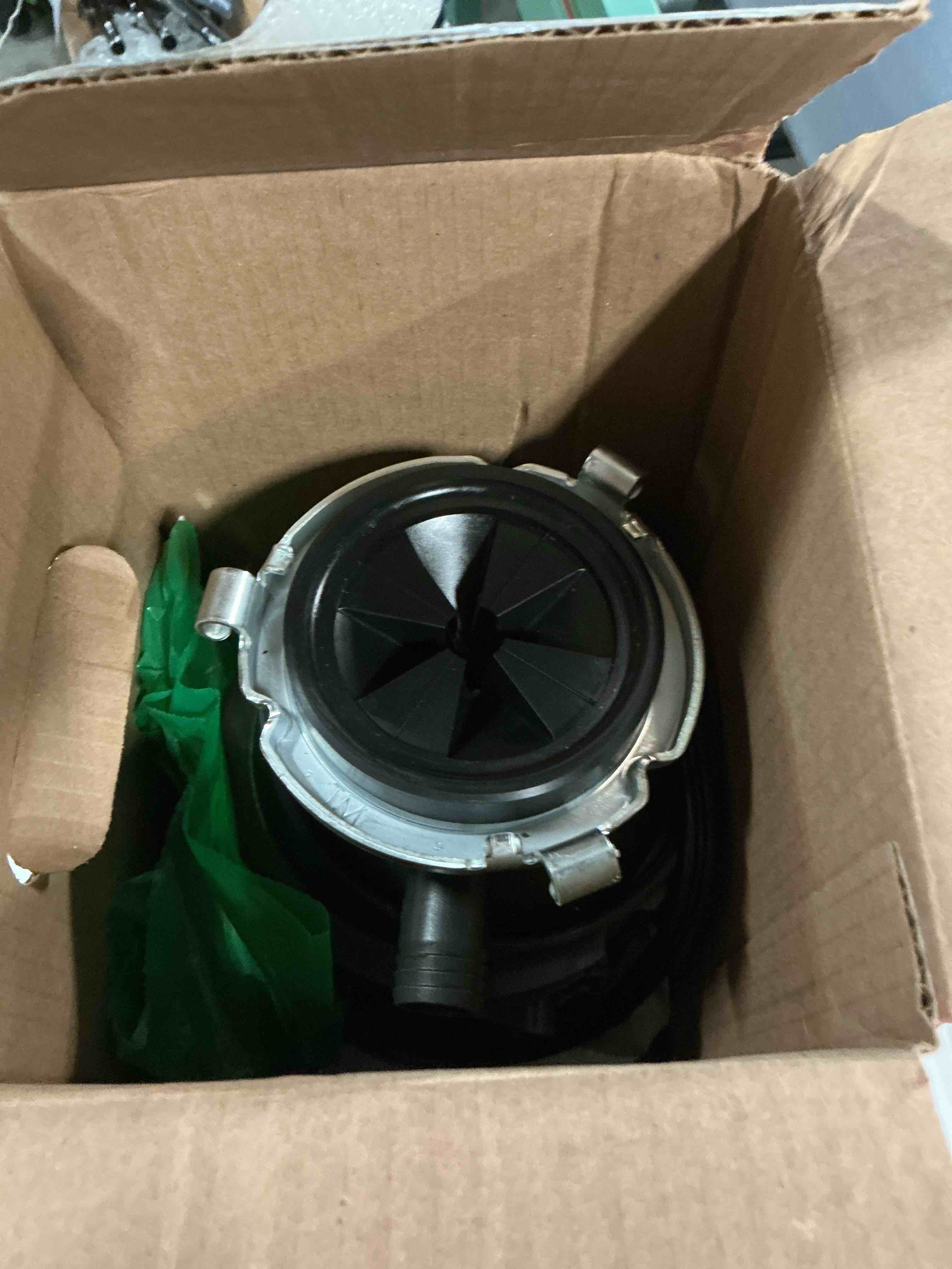 Condition photo showing As Is for insinkerator badger 5xl 1/2-hp disposer w/cord
