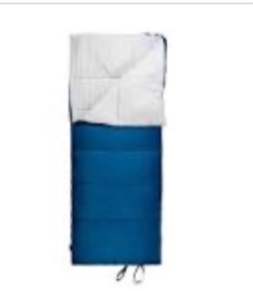 ozark trail 35-degree cool weather rectangular sleeping bag  blue  33 x77