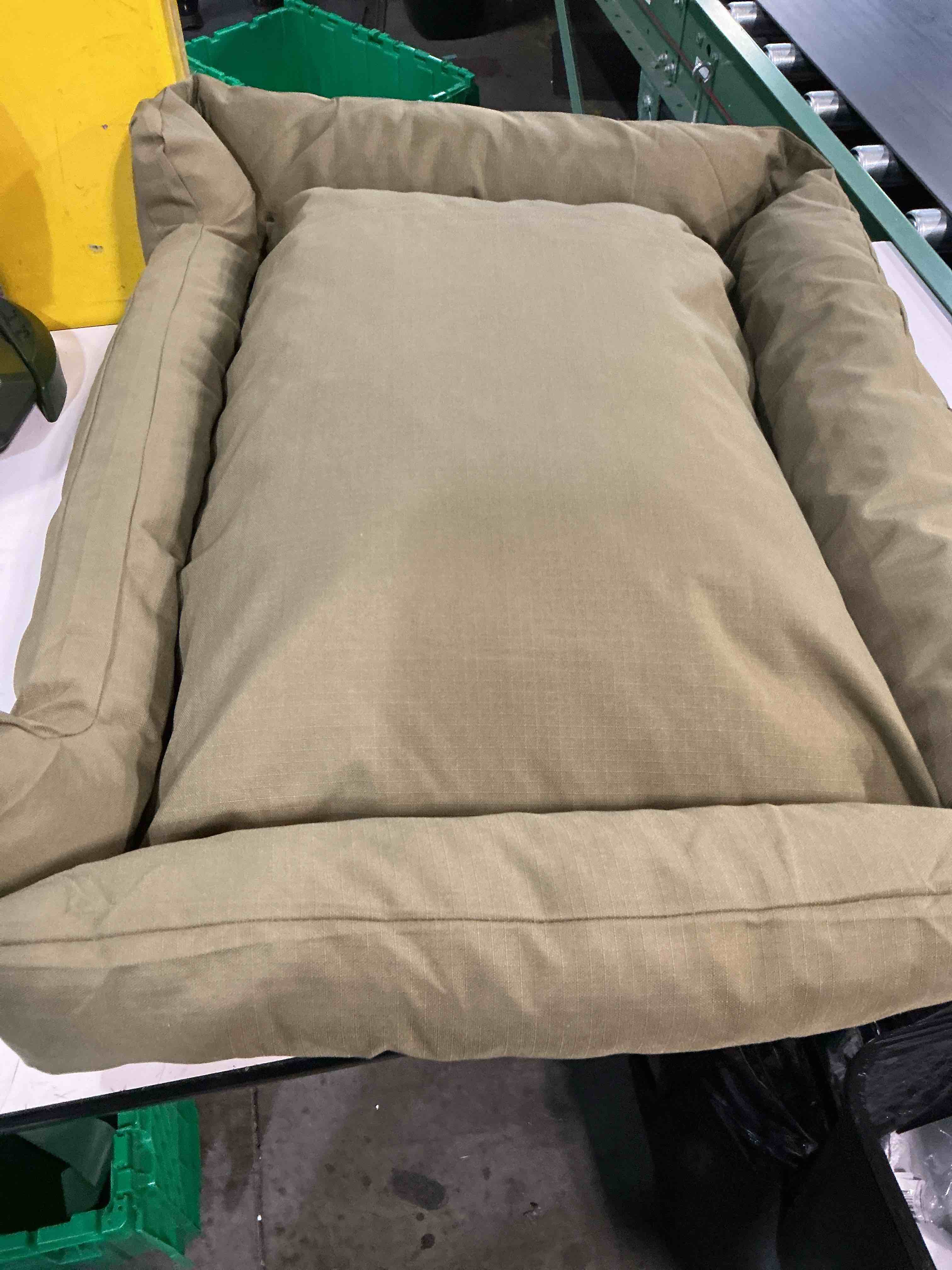 Condition photo showing Good Condition for vibrant life outdoor sofa dog bed, olive, durable, washable, 36' x 26"
