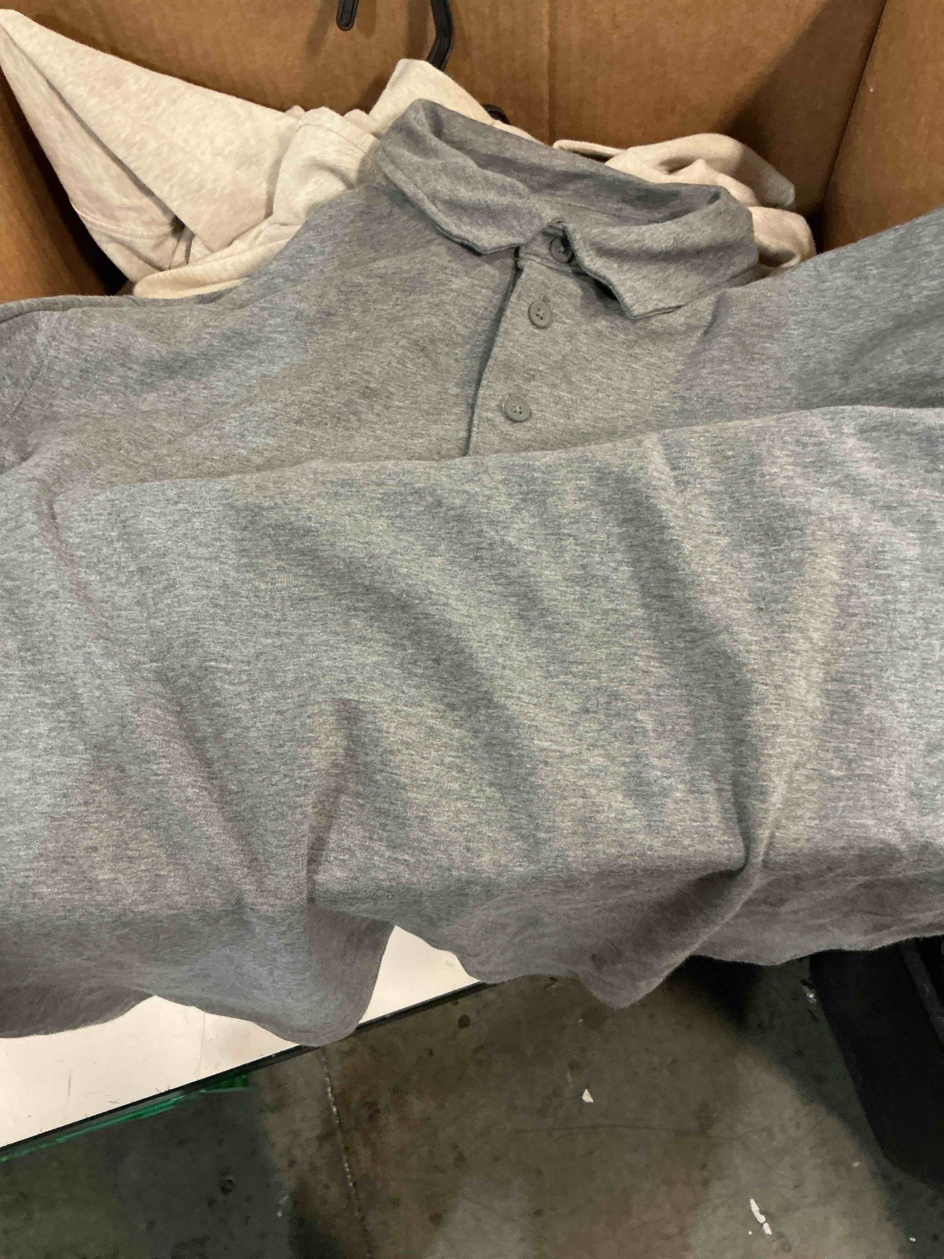 Condition photo showing New/Like New for free assembly mens cotton polo shirt with short sleeves, sizes xs-3xl (large)