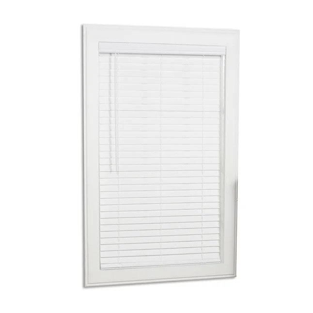 allen + roth 35”x72” in faux wood room darkening plantation blinds