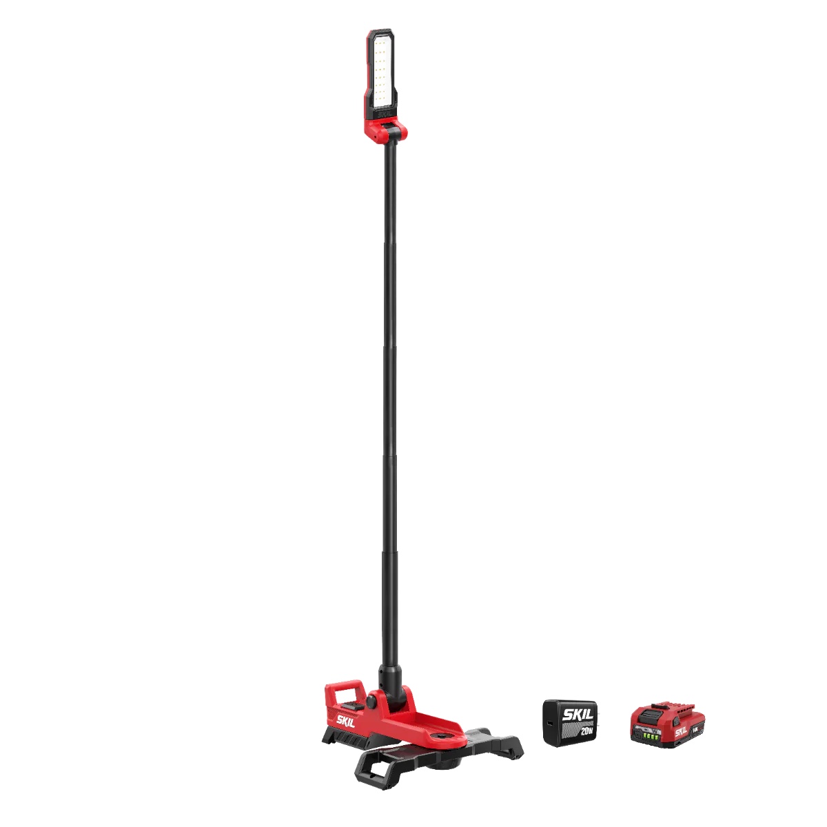 skil 12v/20v compact tower light, 12v kit lh2500d-10