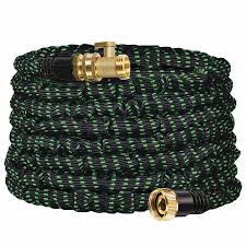 flex-able hose xtreme 1-in x 50-ft kink free woven green hose