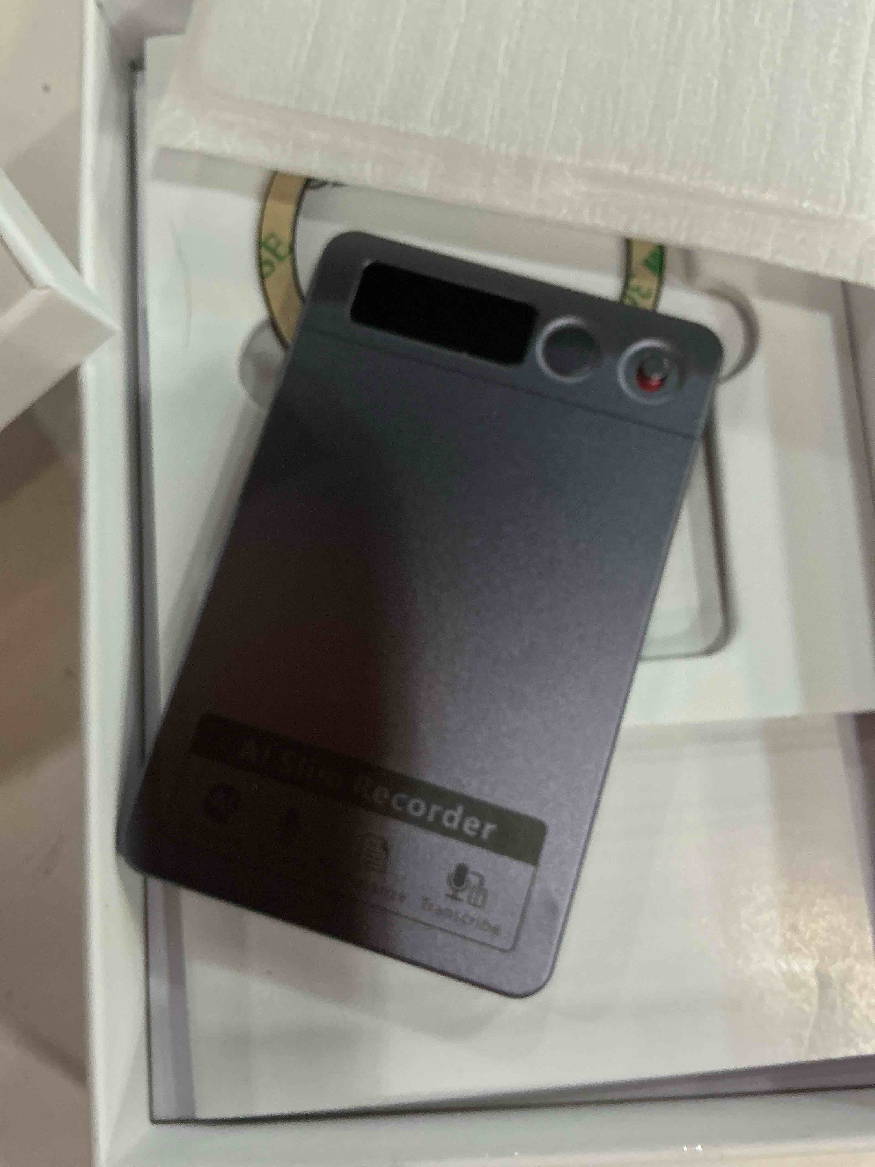 Condition photo showing Good Condition for ai voice recorder, note pro voice recorder transcribe & summarize, ai noise cancellation technology, supports 152 languages, 64gb memory app control audio recorder for lectures, meetings, calls
