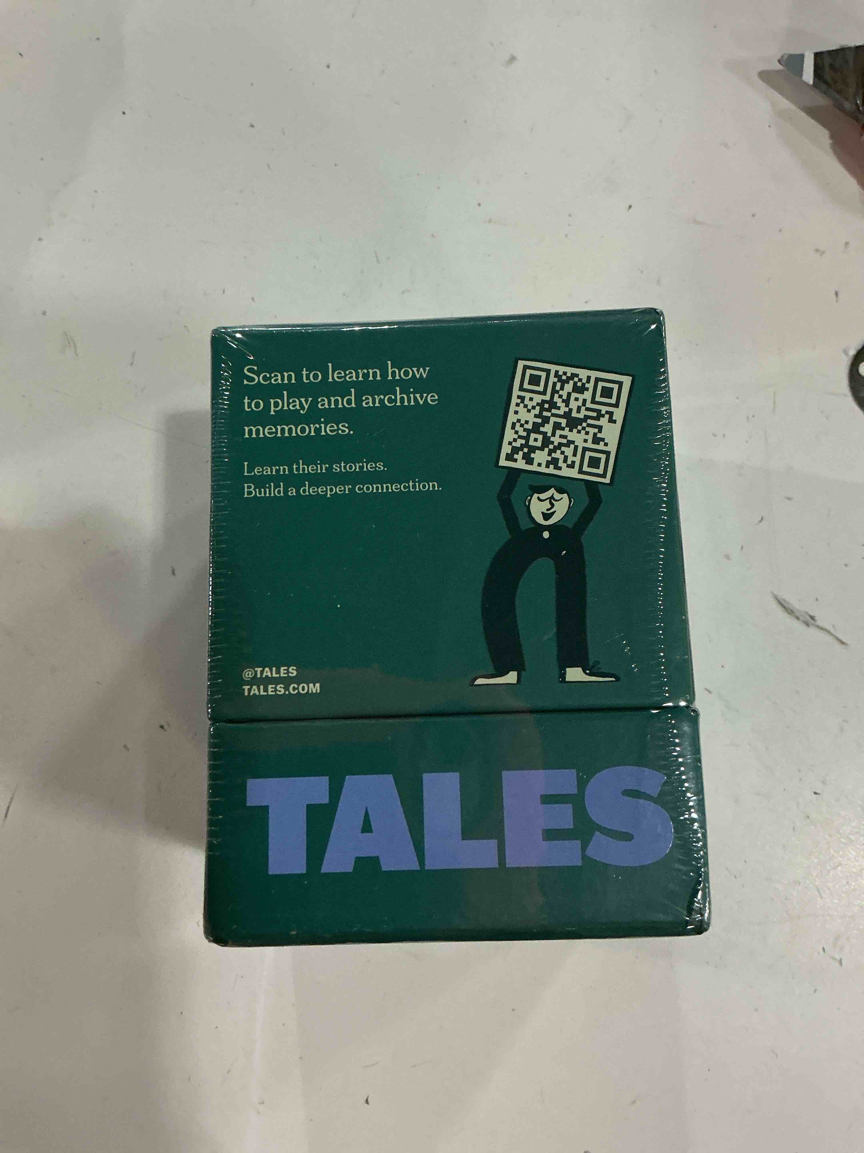 Condition photo showing New/Like New for tales 150 life story interview kit, conversation cards, for grandparents, parents, families, adults, game night, road trips, dinner table, getting to know you (new edition)