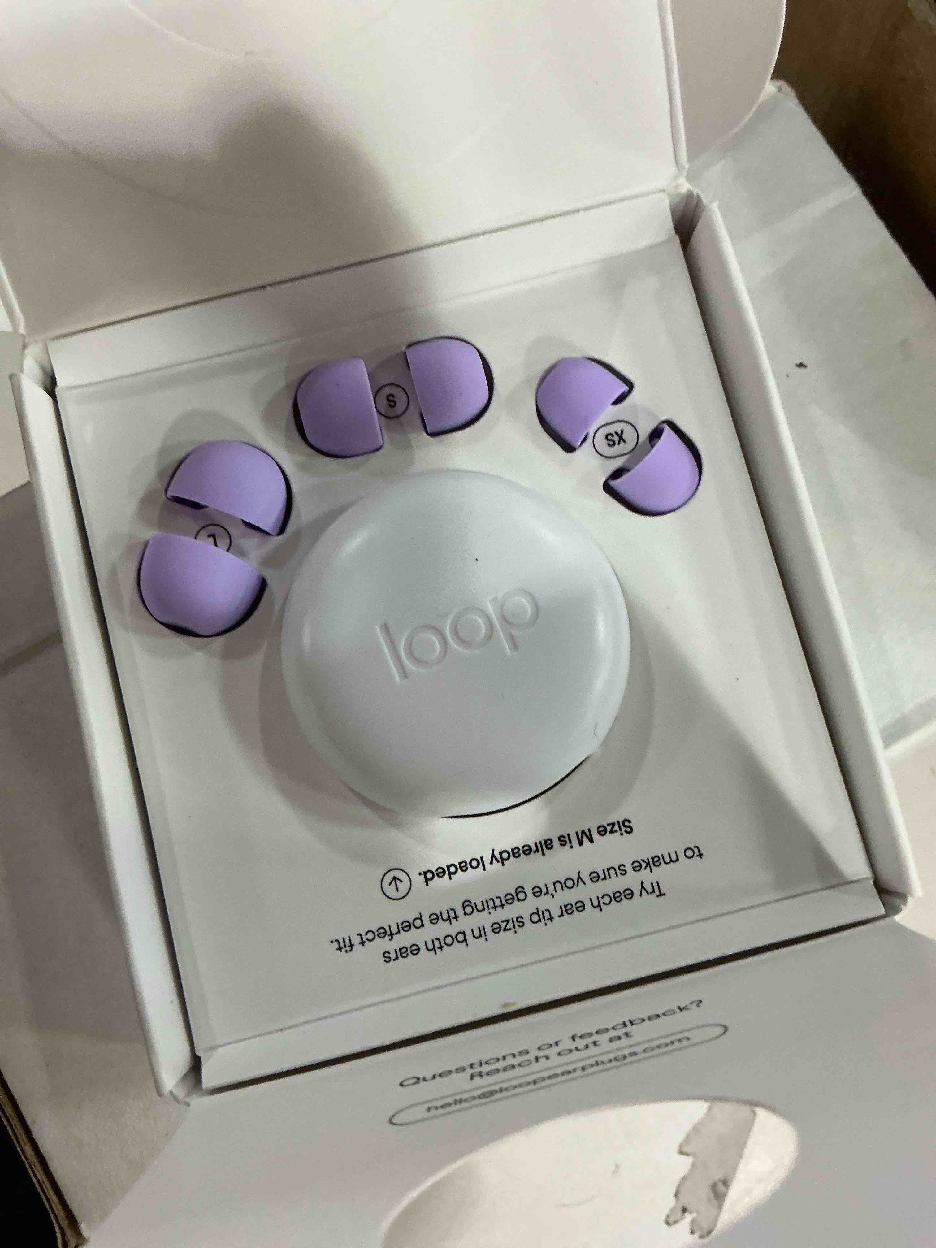 Condition photo showing Good Condition for loop quiet 2 ear plugs - ultra-comfy reusable noise-reducing earplugs for sleep, deep focus, travel, sensitivity | flexible hearing protection | customizable fit | 24db (snr) noise reduction