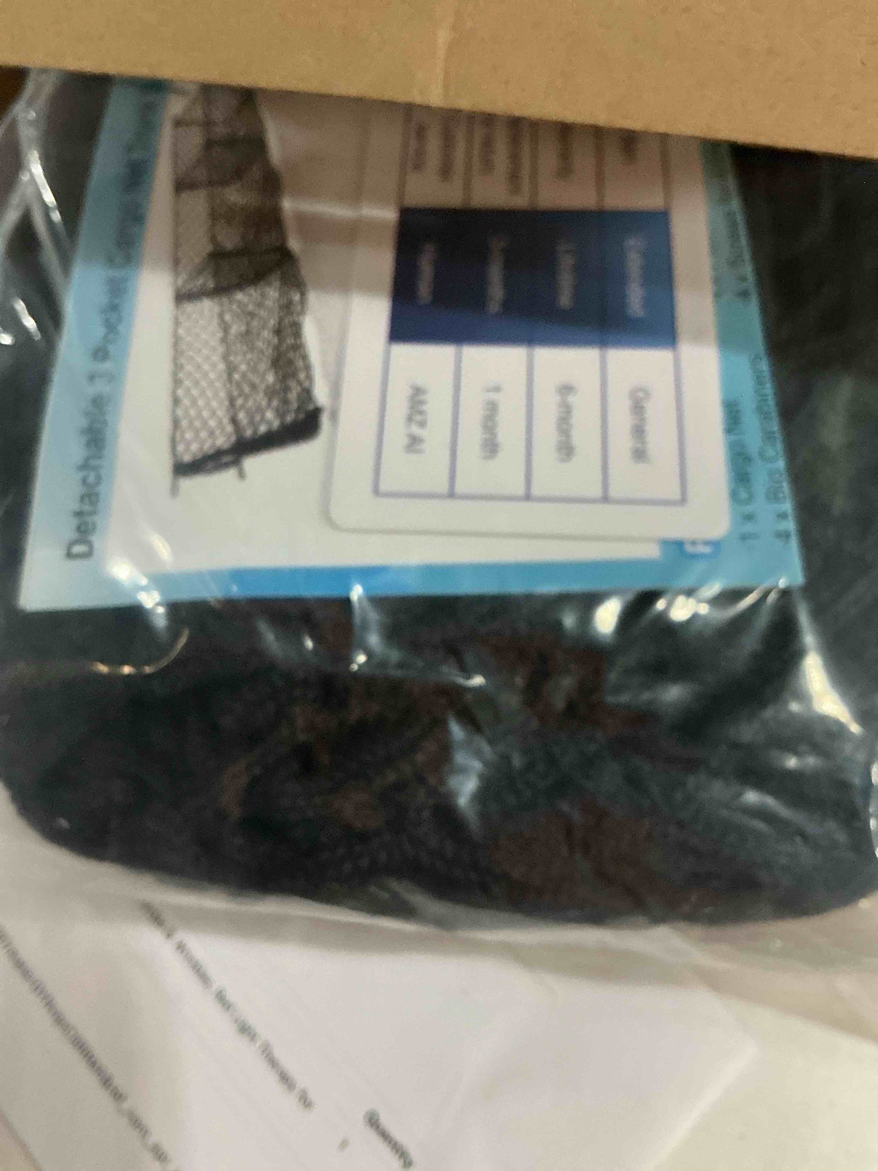 Condition photo showing New/Like New for cargo net trunk bed organizer for ford/dodge/gmc/chevy silverado/toyota/nissan/honda pickup truck, 59" longer mesh storage net grocery holder heavy duty automotive cargo net with 3 detachable pocket