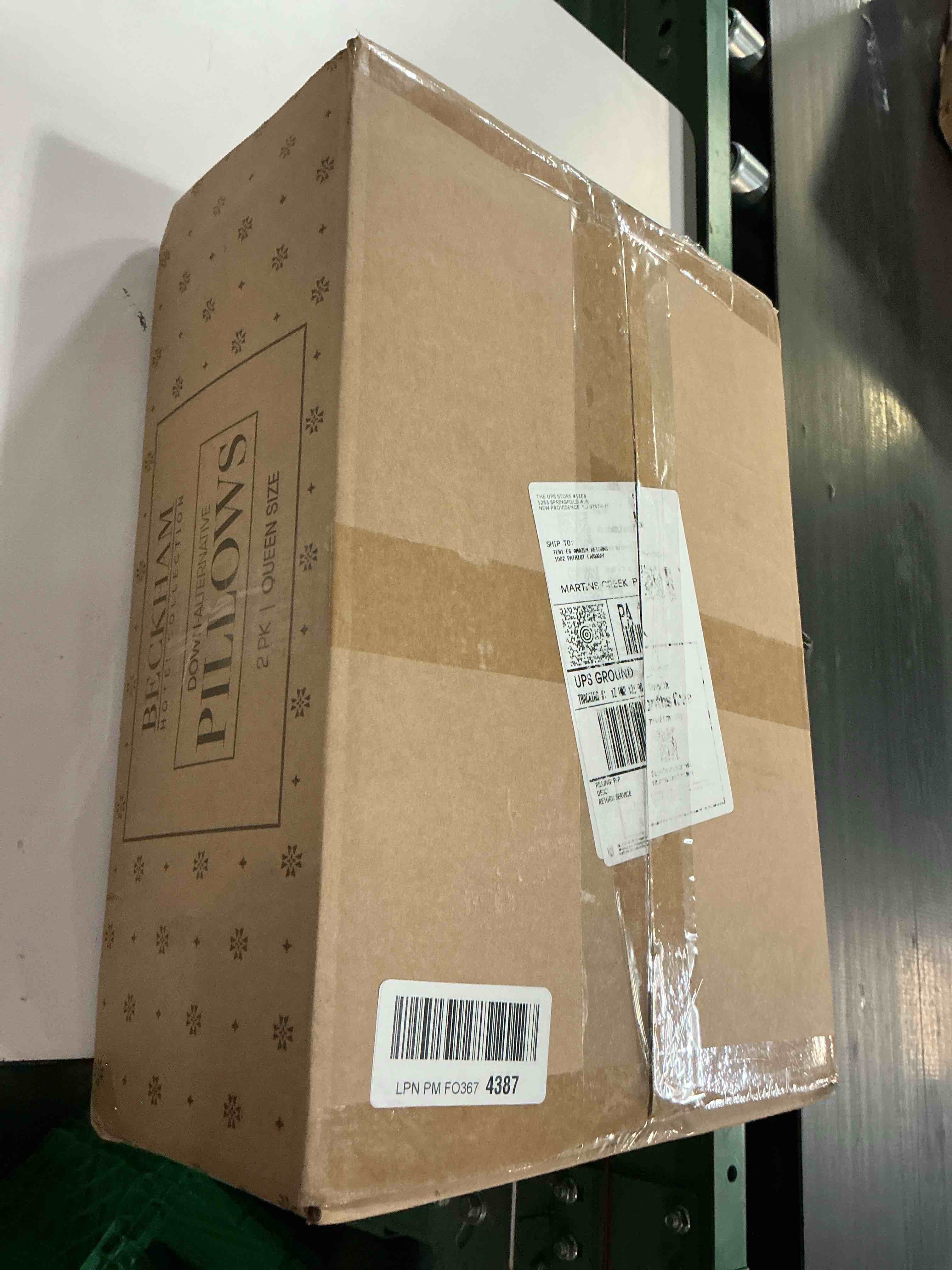 Condition photo showing New/Like New for beckham hotel collection bed pillows standard/queen size set of 2 - original soft down alternative pillow for sleeping - soft support for back, stomach or side sleepers queen / standard white
