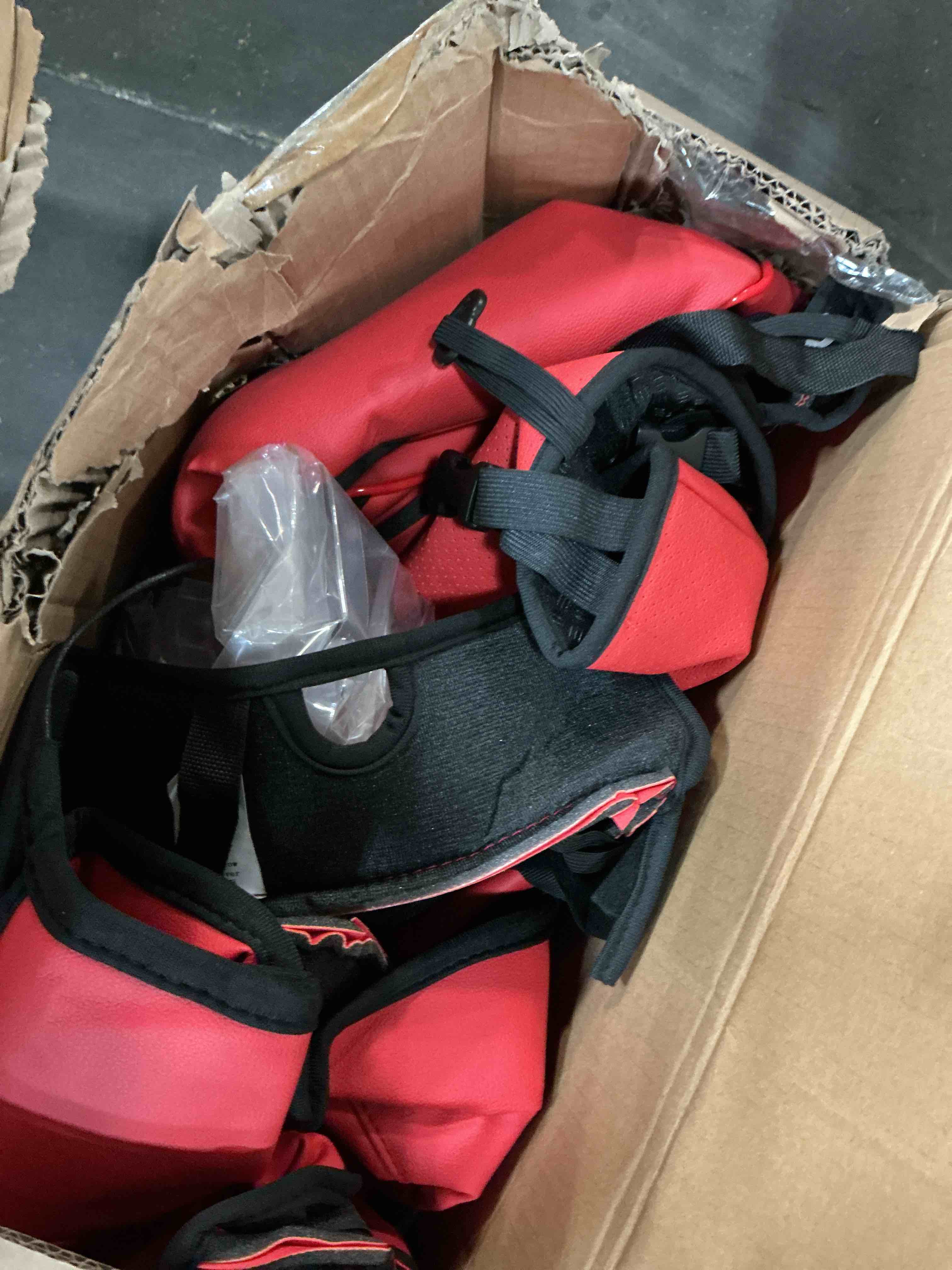 Condition photo showing As Is for ttx lighting seat covers for honda accord 2023 2024 2025 2026 (ex,se,ex-l hybrid, sport hybrid,touring hybrid) - full set customized faux leather car seat protector red