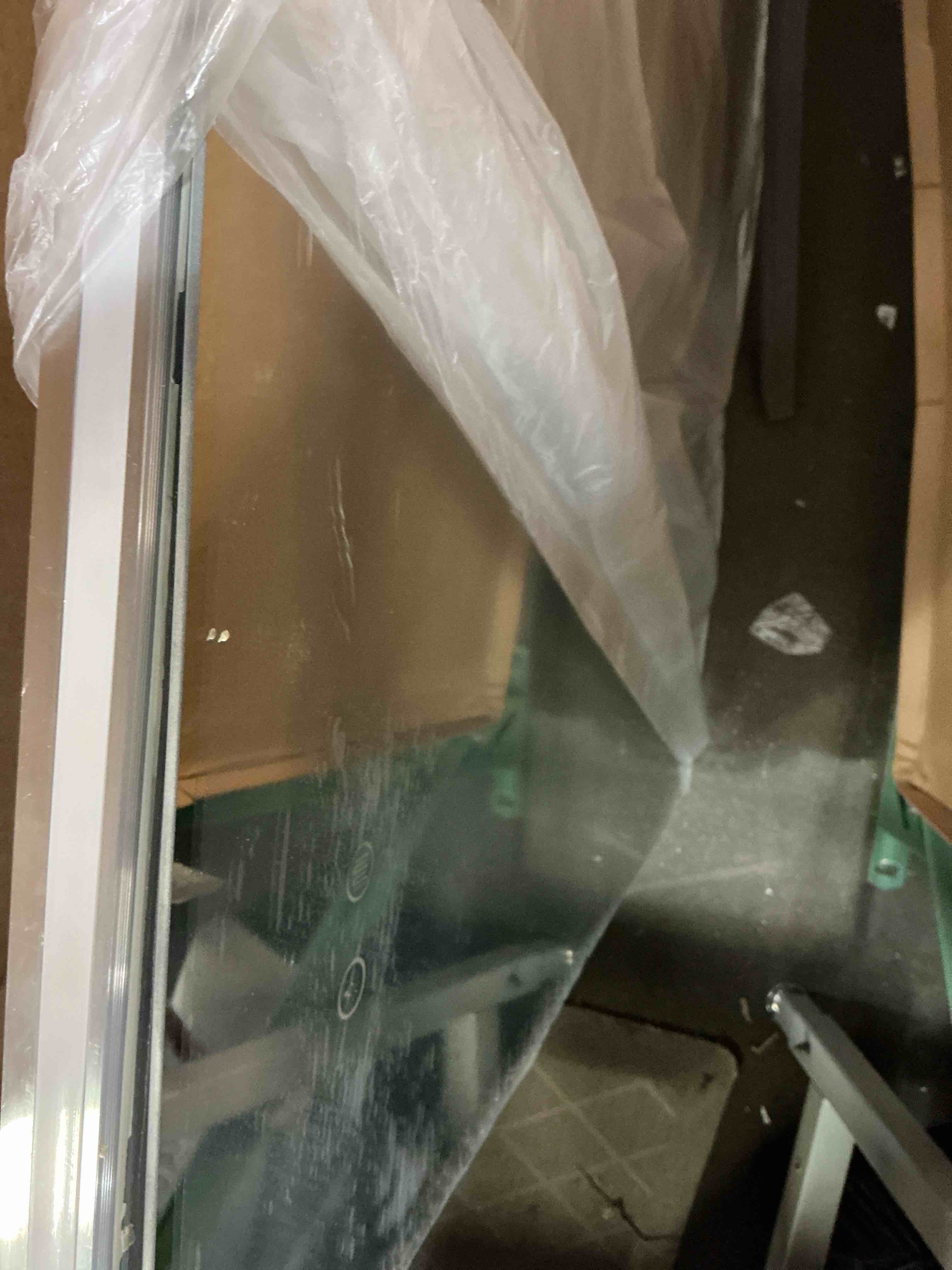 Condition photo showing Good Condition for wtty led bathroom mirror 60"x36" with rgb backlit and front light,stepless dimmable led mirror for bathroom,lighted bathroom vanity mirror,anti-fog,memory function,shatter-proof,wall mounted