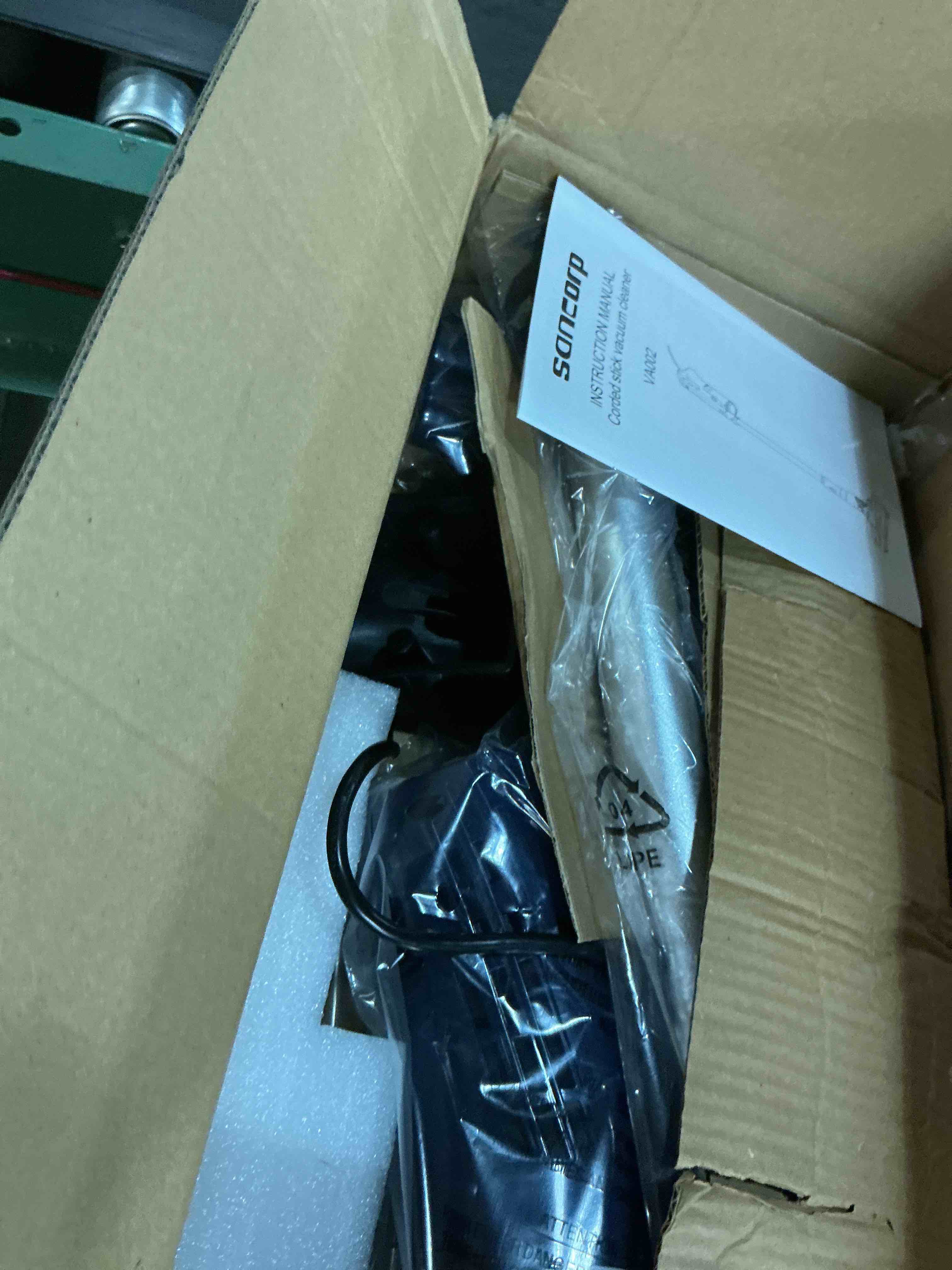 Condition photo showing New/Like New for corded vacuum cleaner powerful suction dual filtration with hepa filters one-touch dustbin emptying ultra-lightweight & portable ideal for home cleaning 16.5-foot power cord