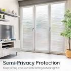 dowell window privacy film, frosted glass privacy window film, static cling vinyl clings, uv blocking heat control glass covering, removable decorative door sticker for home office, 23.6" x 78