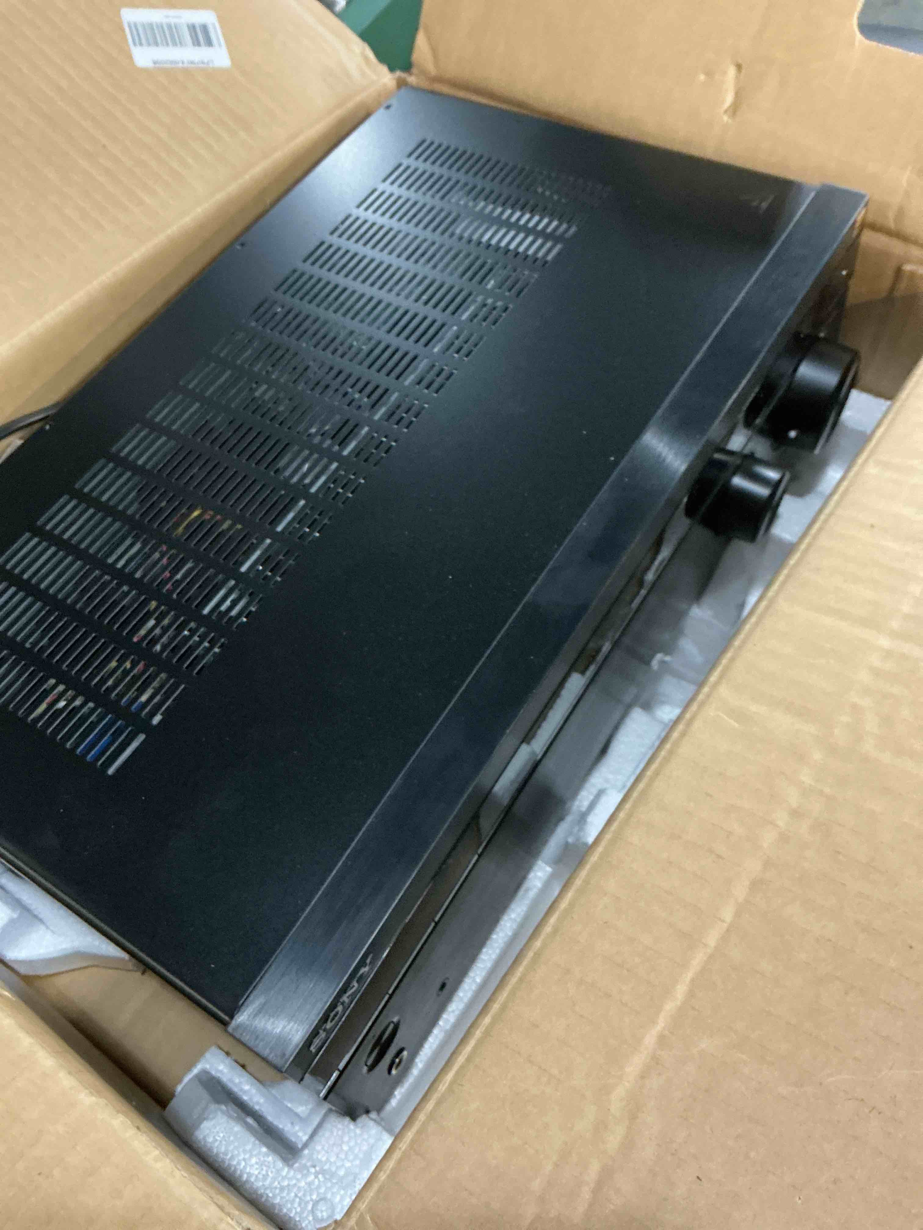 Condition photo showing As Is for (missing control)sony strdh190 2-ch home stereo receiver with phono inputs & bluetooth black stereo receiver receiver