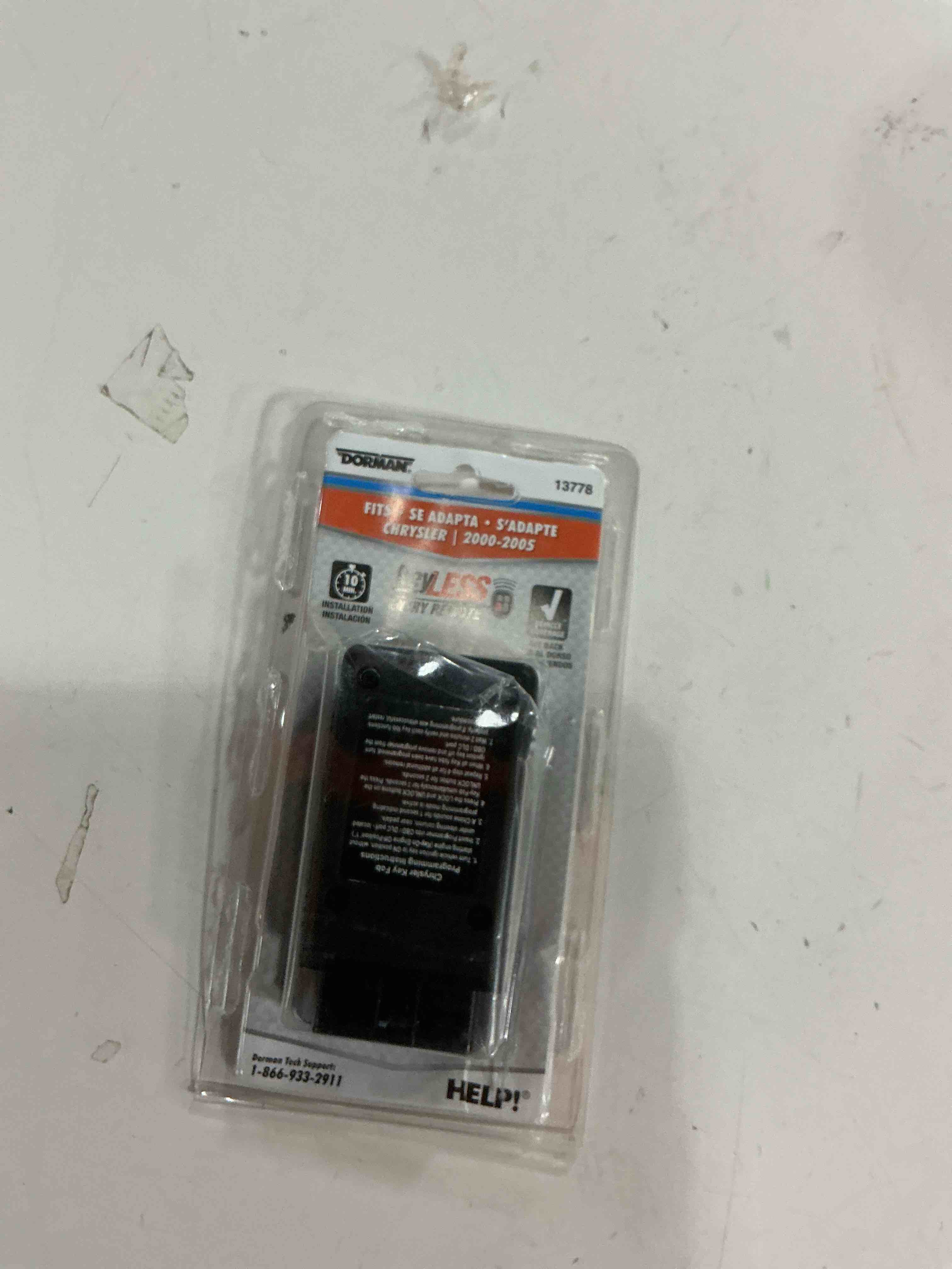 Condition photo showing As Is for (incomplete,has no fob)dorman 13778 keyless entry remote 3 button compatible with select models (oe fix)