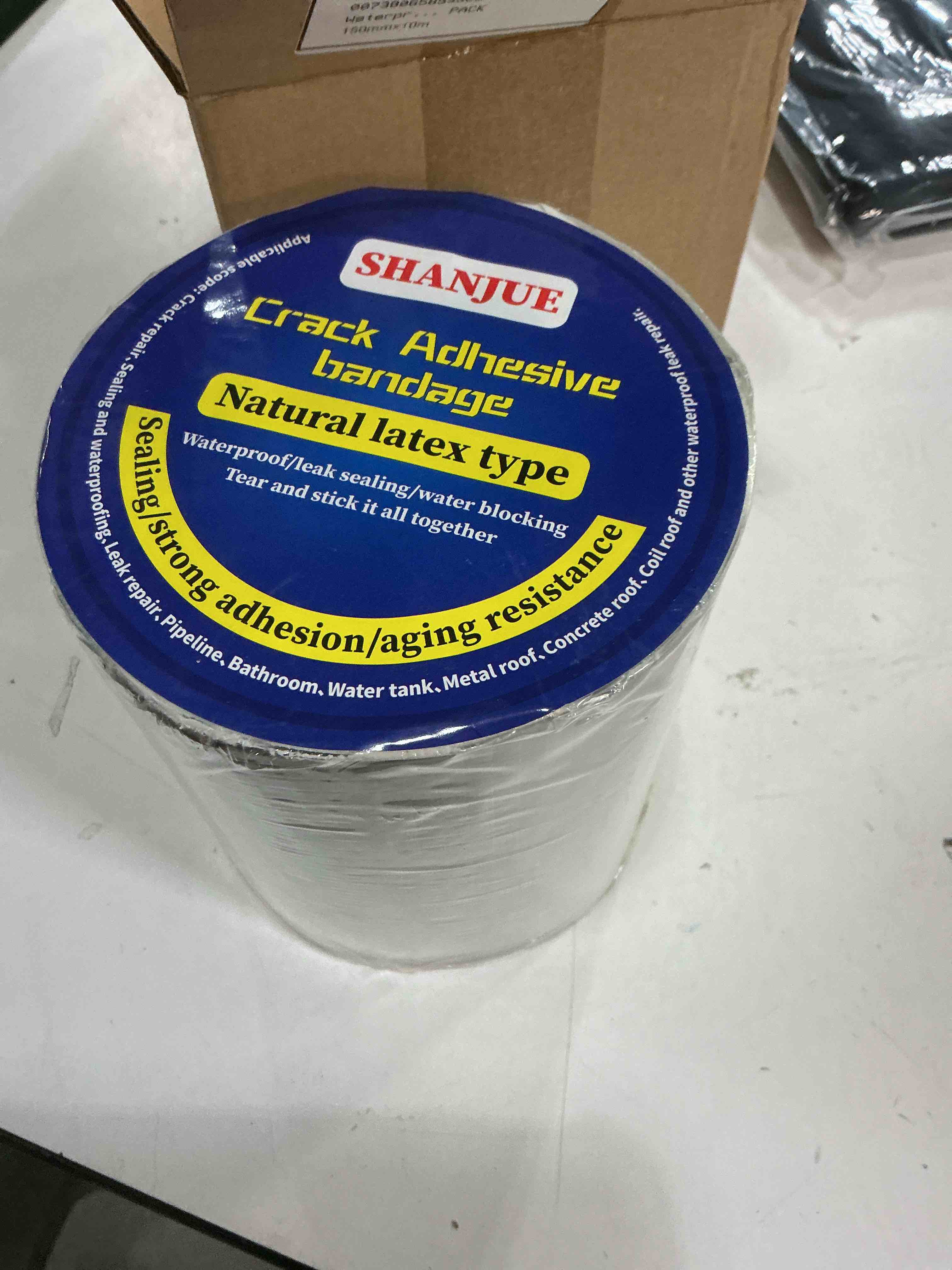 Condition photo showing New/Like New for butyl tape waterproof tape aluminum foil tape tape 150mm(w) x 10m(l) x 1.2mm(t) waterproofing in toilets pipelines roof cracks rvs sunshades windows boat floors swimming pools other