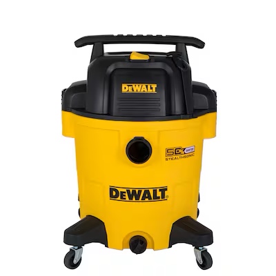 dewalt stealthsonic quiet 12-gallon 5.5 hp corded wet/dry shop vacuum with accessories 4906692