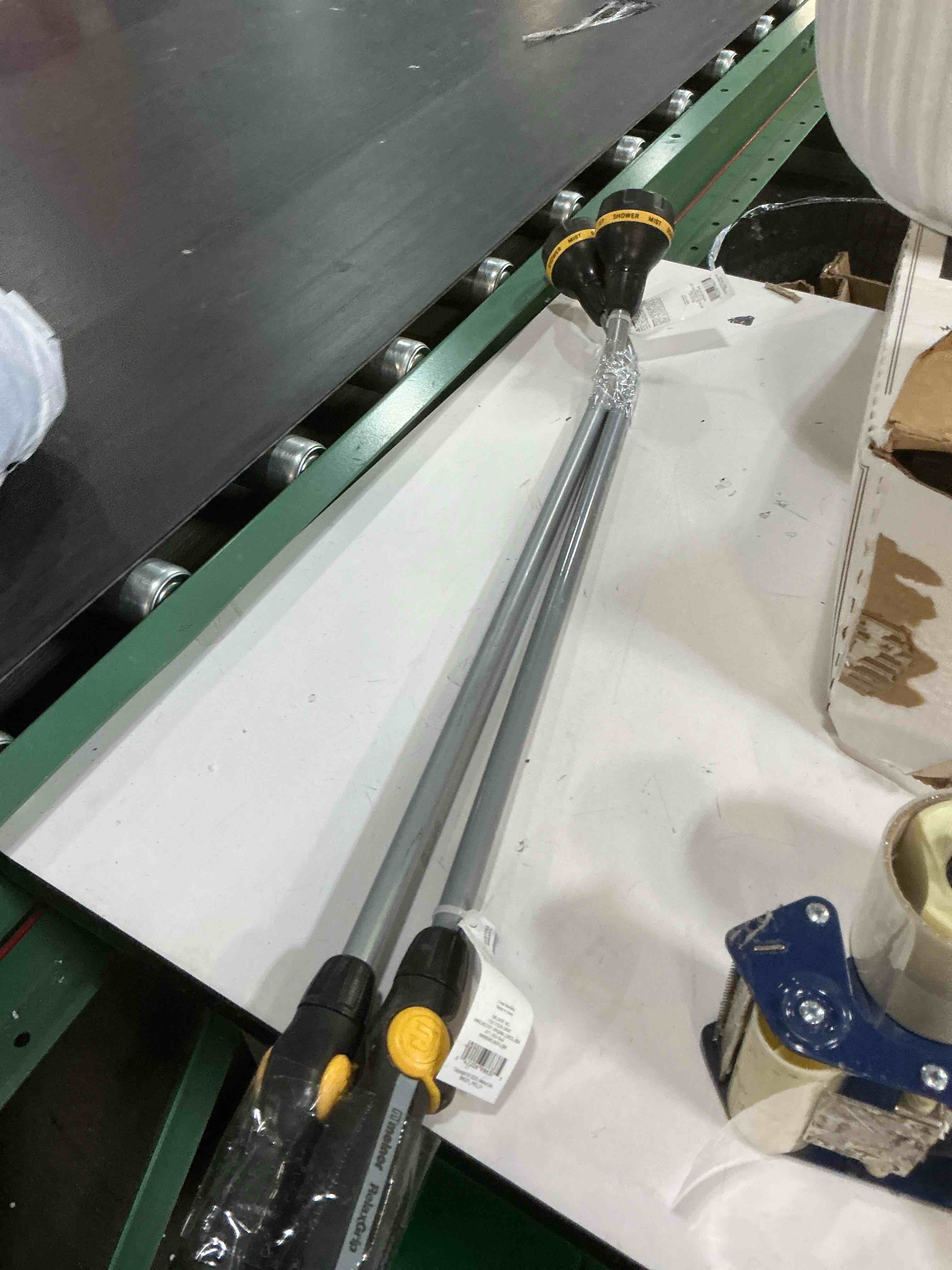 Condition photo showing As Is for melnor 65146amz relaxgrip 33" shower head watering wand with quickconnects