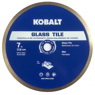 kobalt gl07 7-in wet continuous rim diamond saw blade