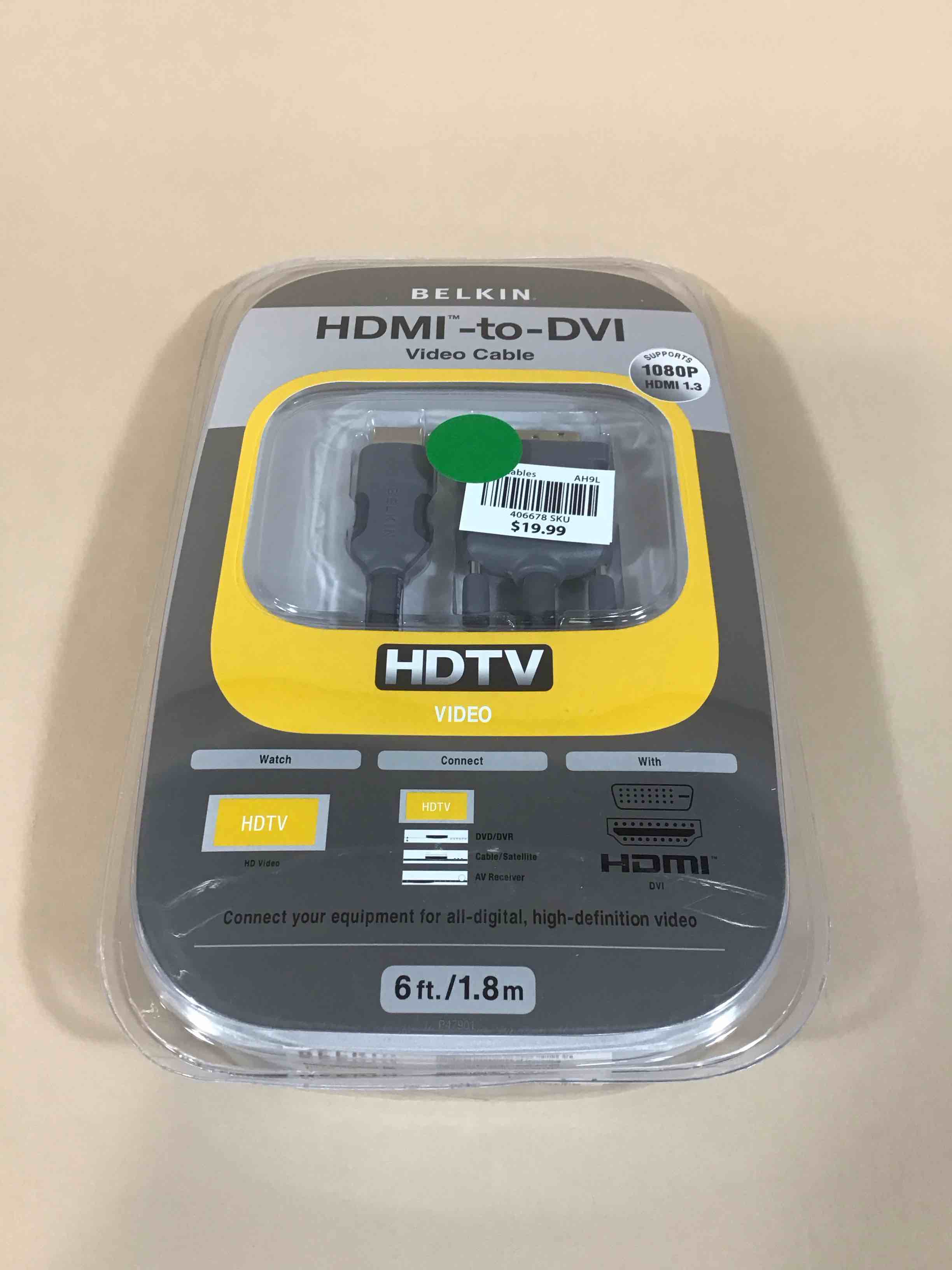 Belkin HDMi to DVI-D Cable