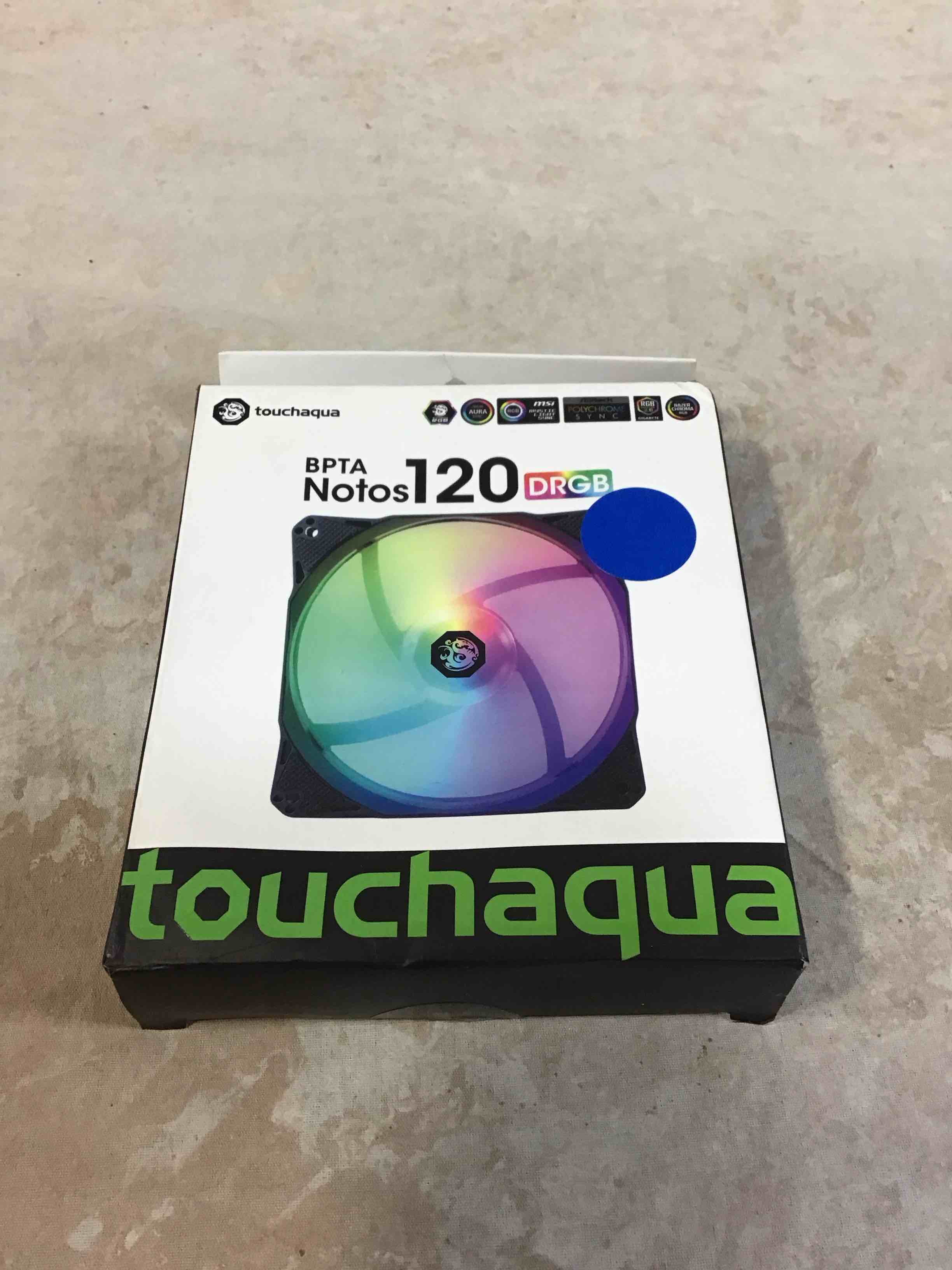 Condition photo showing Good Condition for bitspower notos 120mm case fan, drgb computer fan pwm pc cooling fan led high airflow 5v 3-pin addressable rgb 1800 rpm (1 pack)