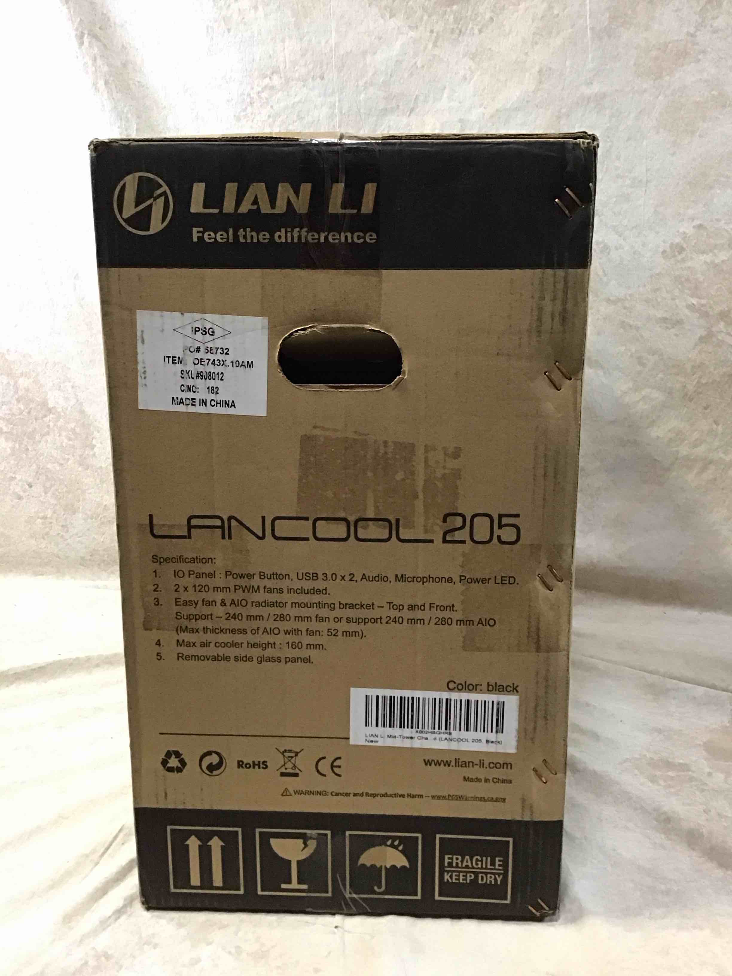 lian li lancool 205 gaming pc case