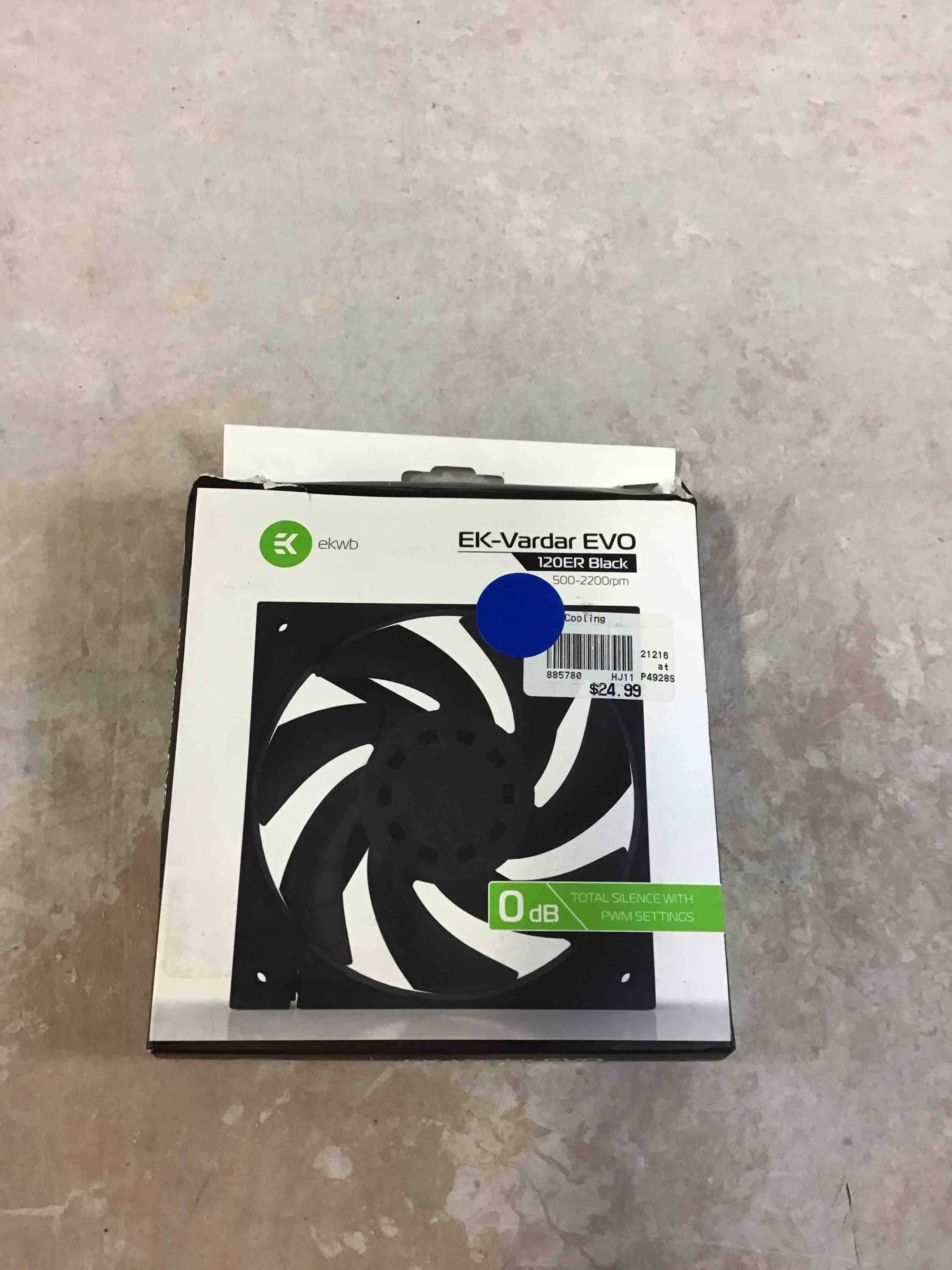 Condition photo showing Good Condition for ekwb ek-vardar evo 120er pwm 120mm fan, 2200 rpm, black
