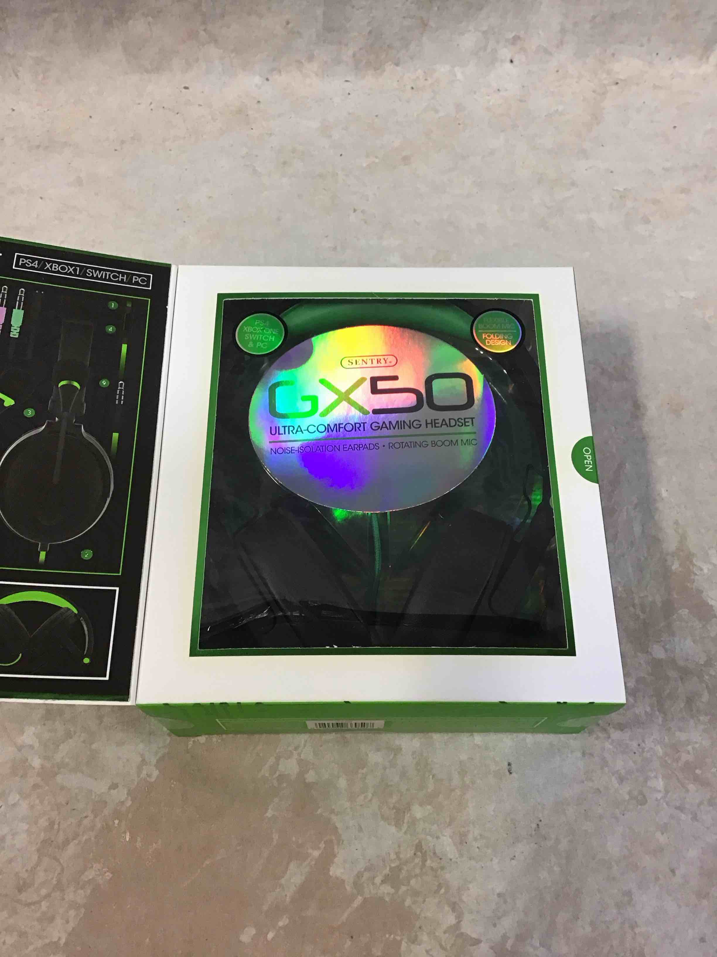 Condition photo showing New/Like New for sentry gx50 gaming headphones