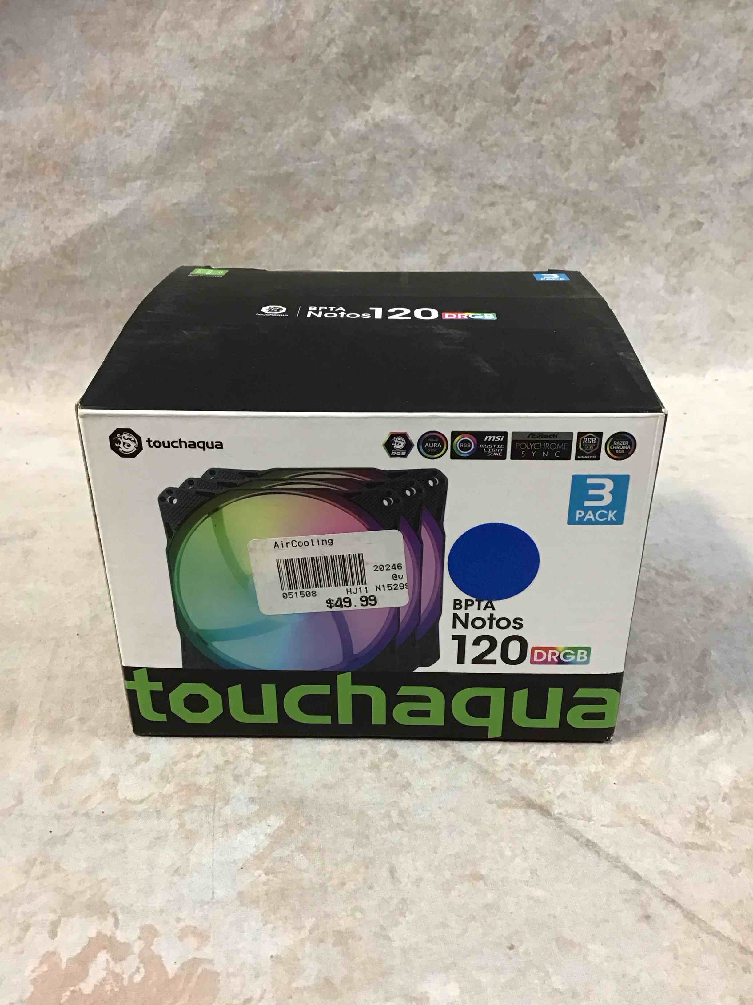 bitspower notos 120mm case fan  drgb computer fan pwm pc cooling fan led high airflow desktop silent cooler 1800 rpm w/pwm fan hub digital rgb controller (3 pack)