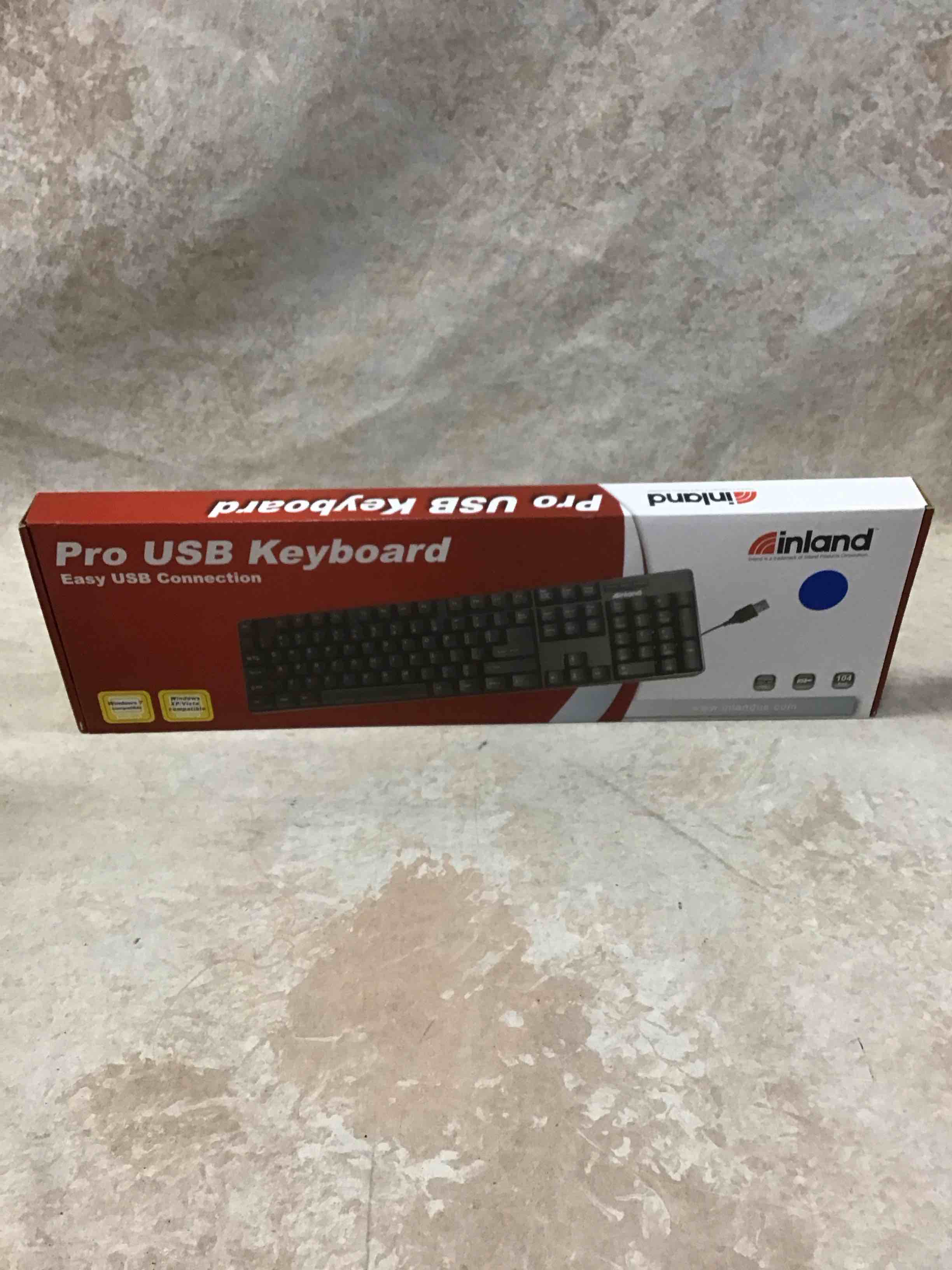 Condition photo showing Good Condition for inland pro usb keyboard