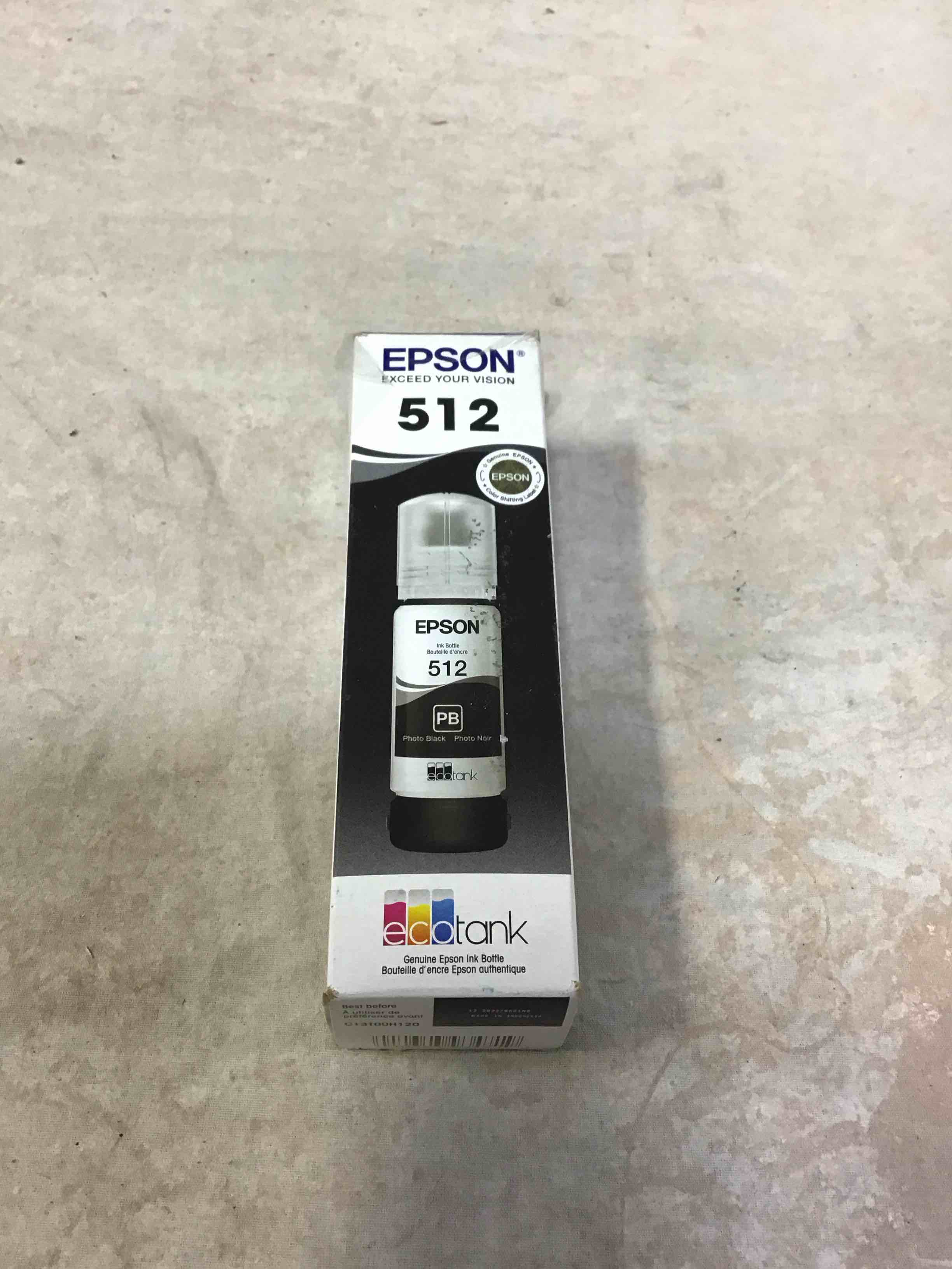Condition photo showing Good Condition for epson - ecotank 512 ink bottle - photo black