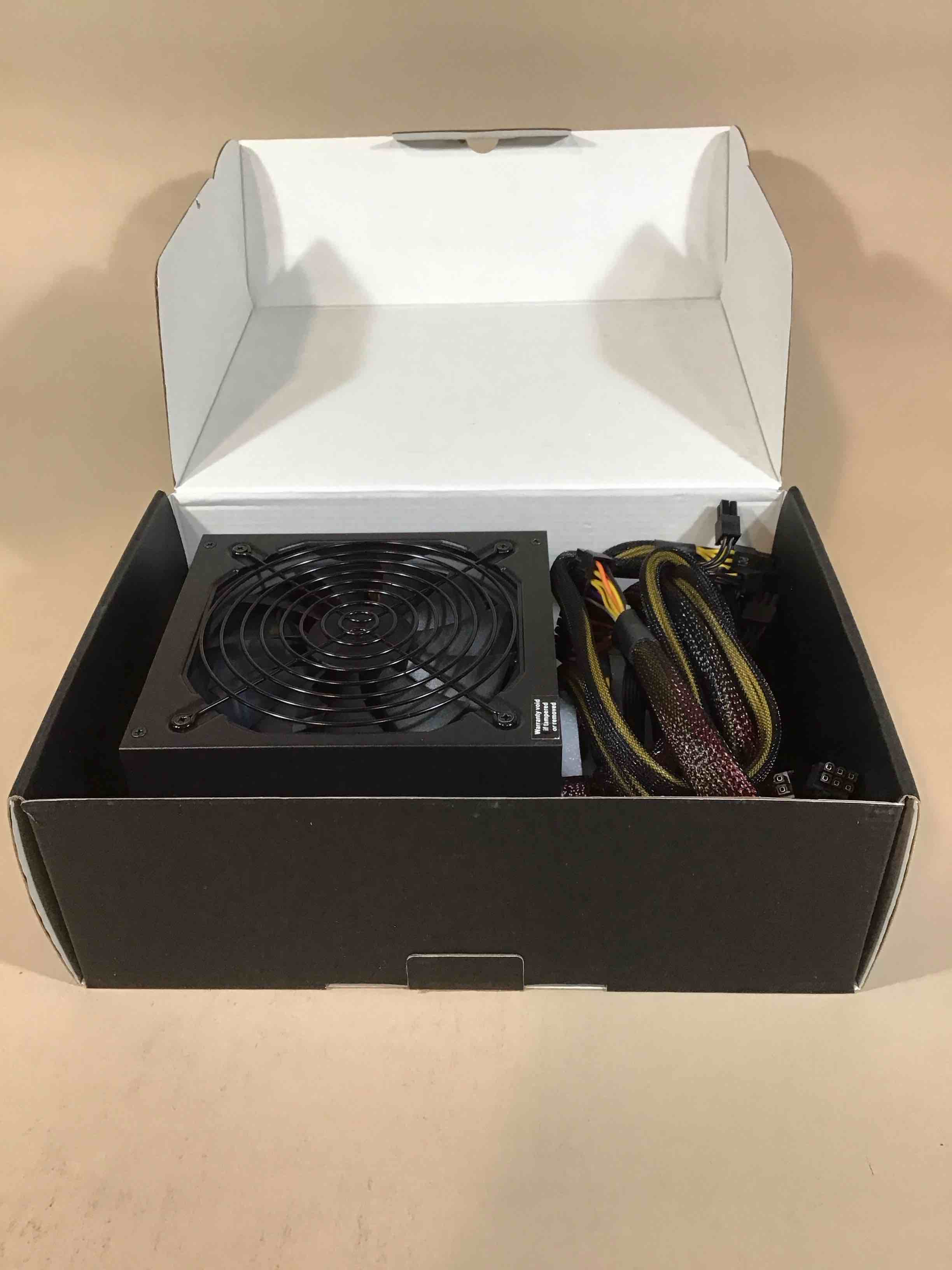 Condition photo showing Good Condition for powerspec 750w power supply semi modular 80 plus bronze certified atx psu active pfc sli crossfire ready gaming pc computer switching power supply, ps 750bsm (b08yyjhnmh)