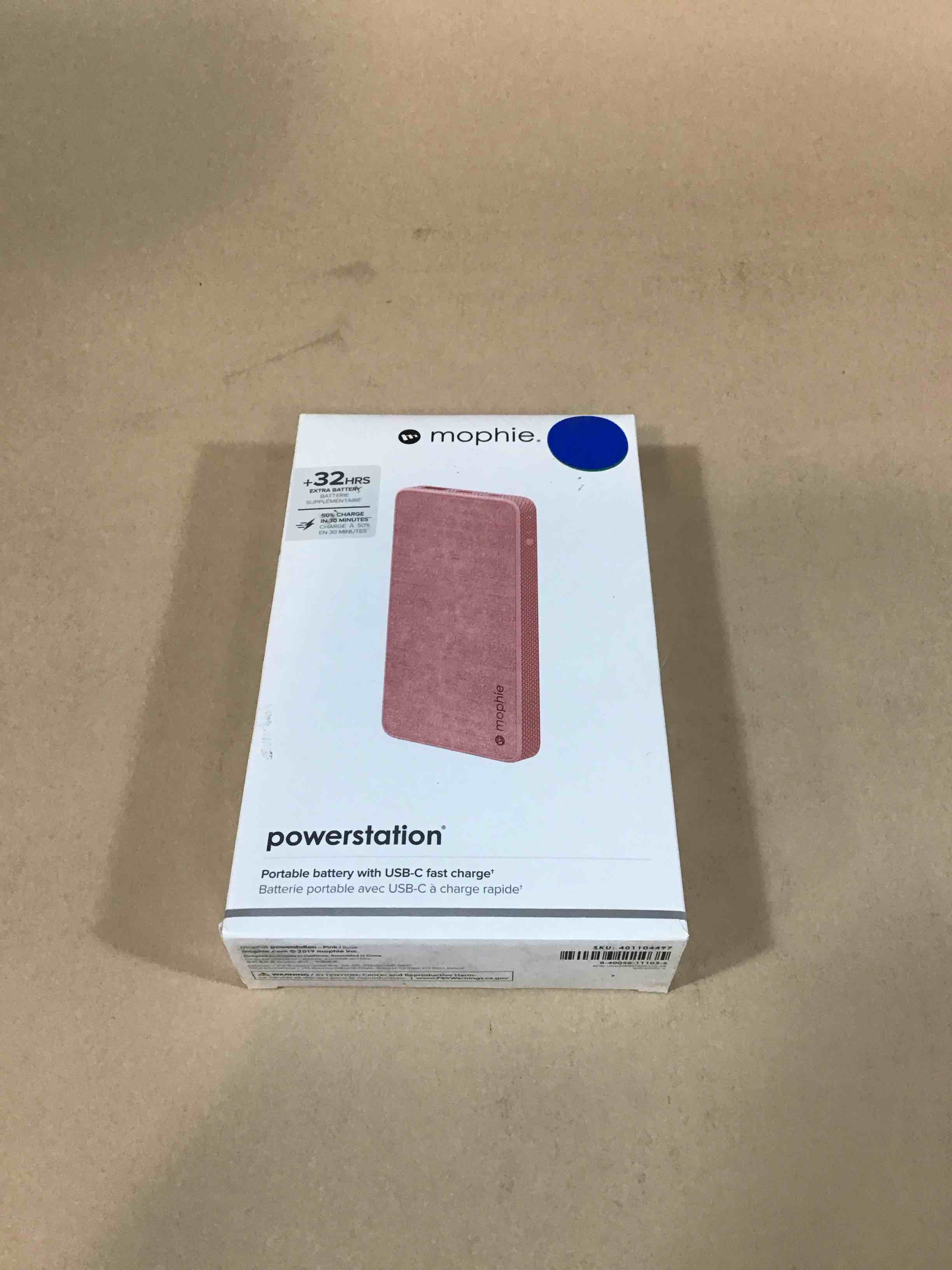 Condition photo showing Good Condition for powerstation with pd and lightning input (fabric) (pink)