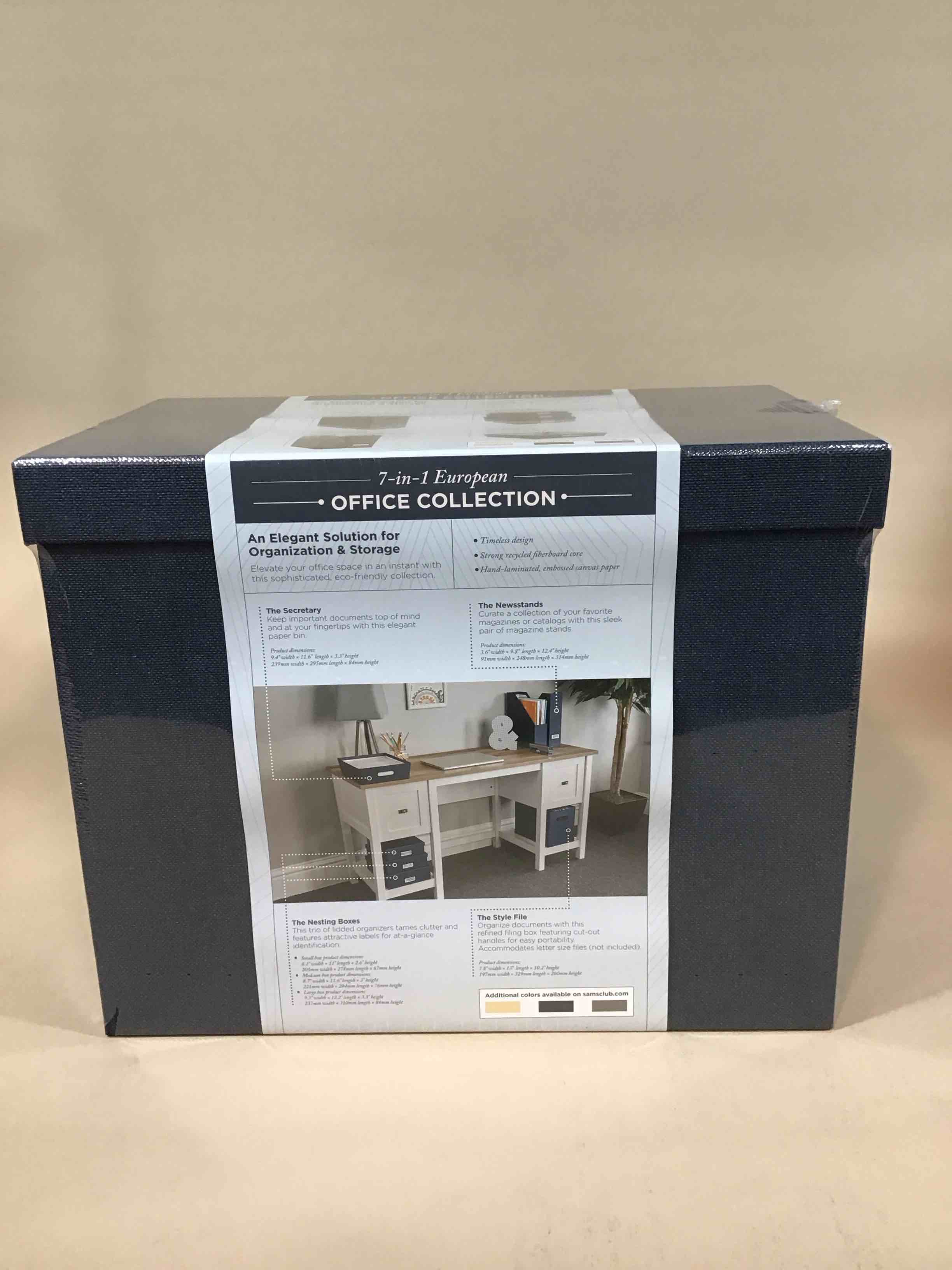 Condition photo showing New/Like New for 7 in 1 european storage office collection