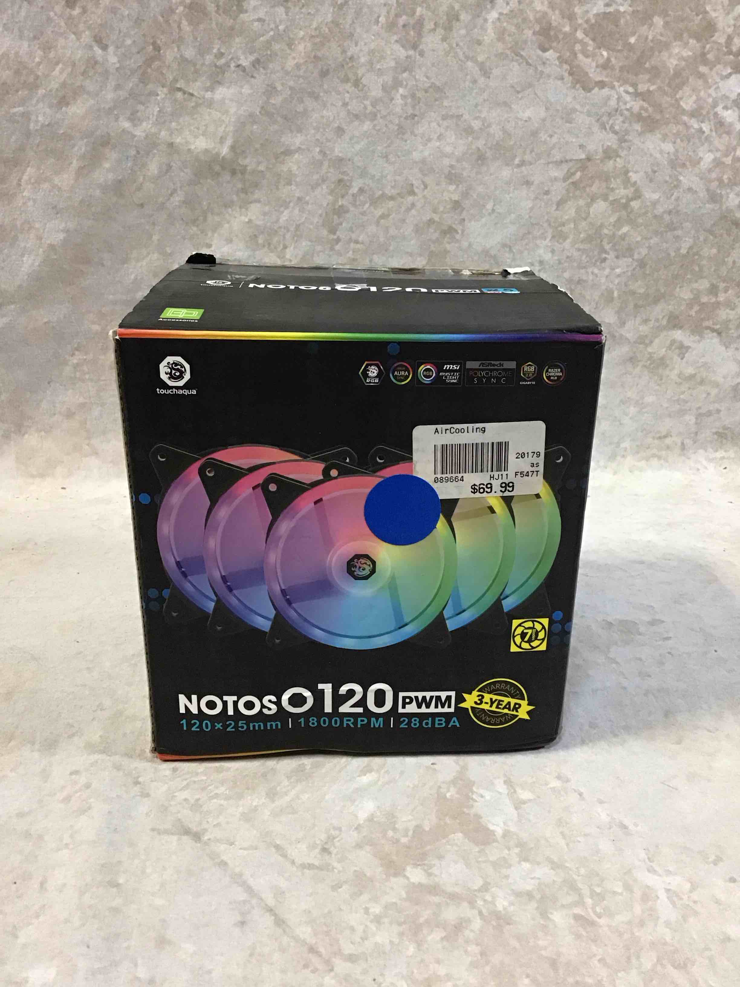 Condition photo showing Good Condition for touchaqua bitspower rgb fan