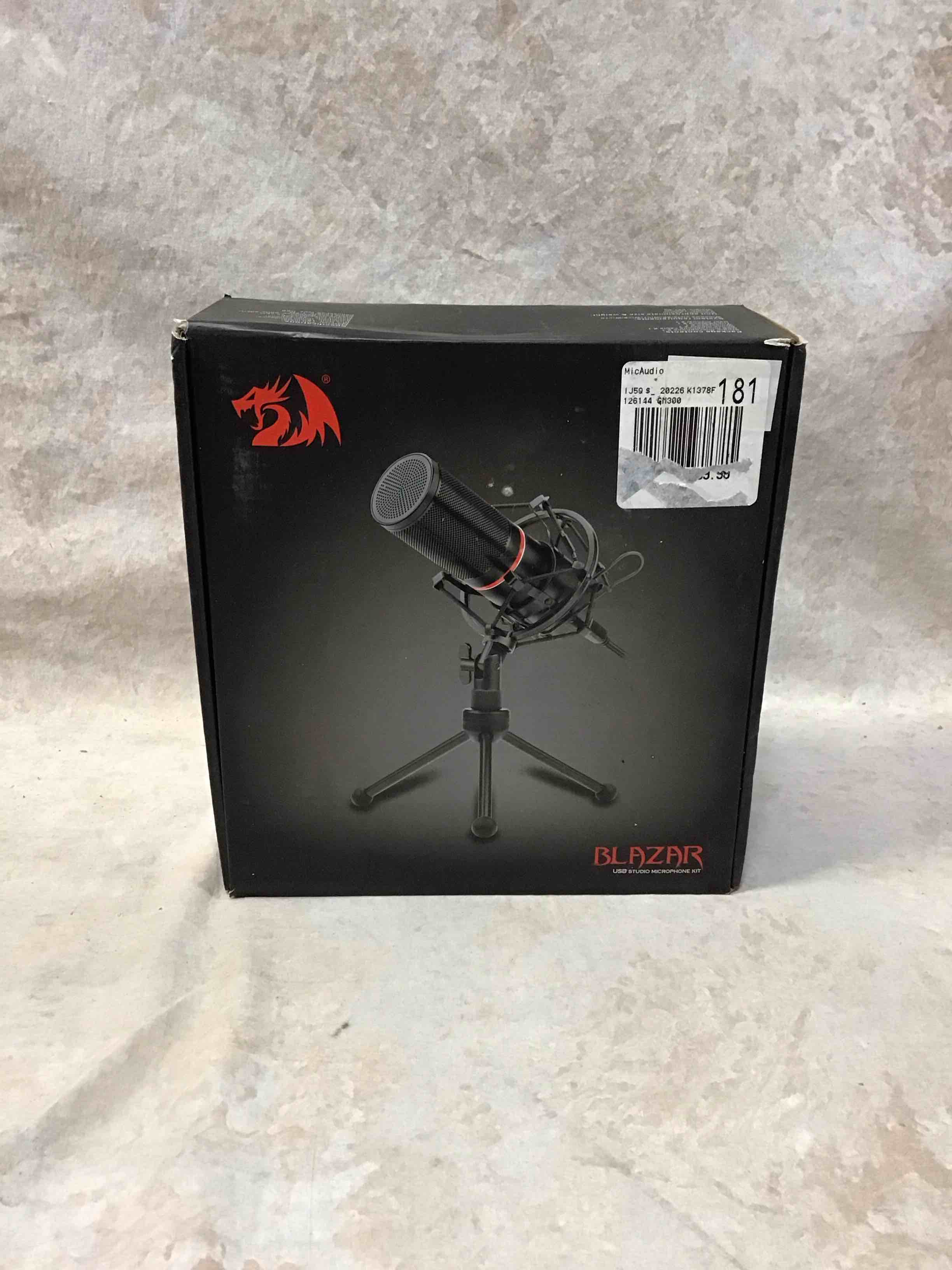 Condition photo showing Good Condition for redragon blazar usb studio microphone 