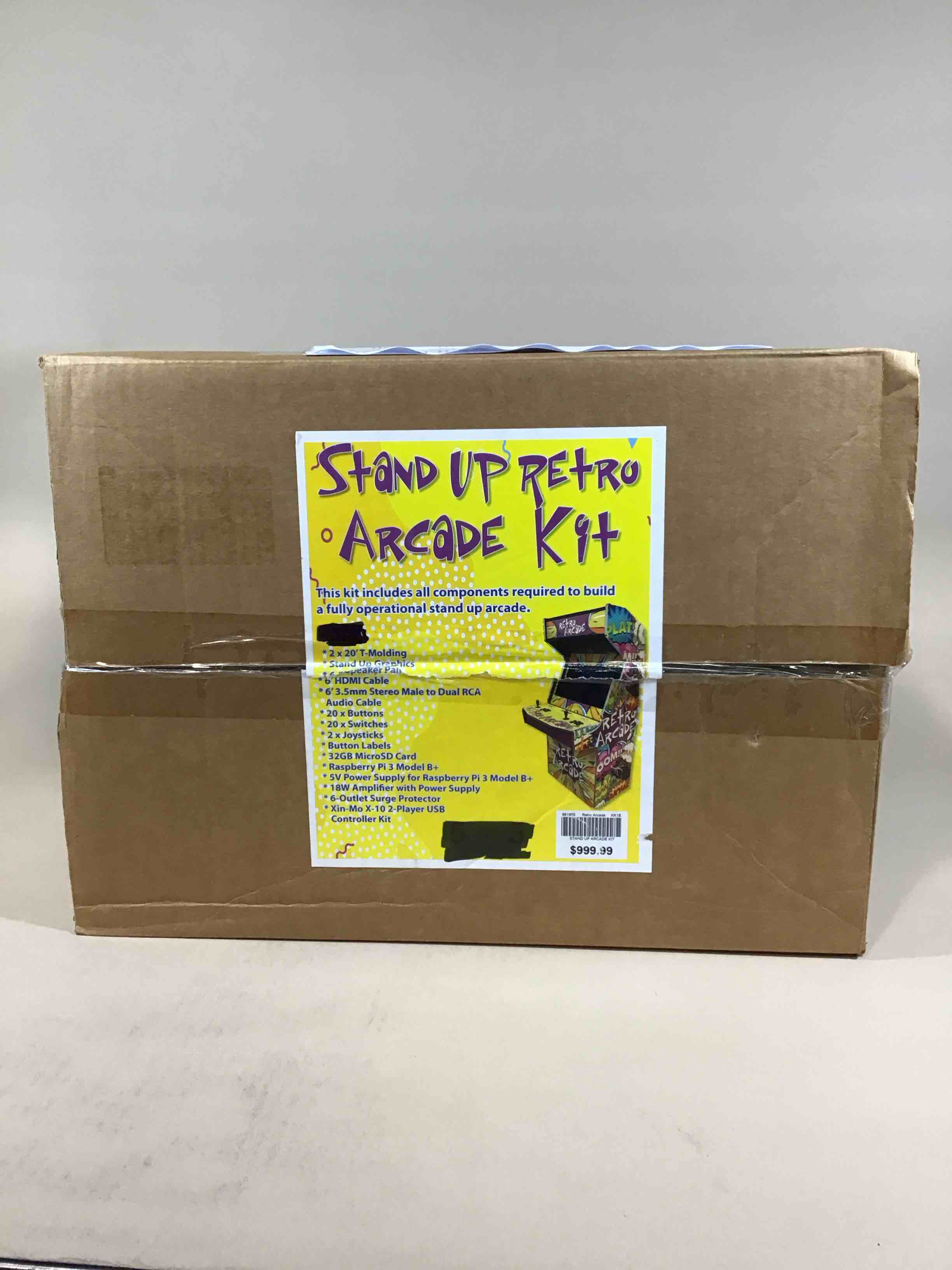 Condition photo showing New/Like New for standup retro arcade kit