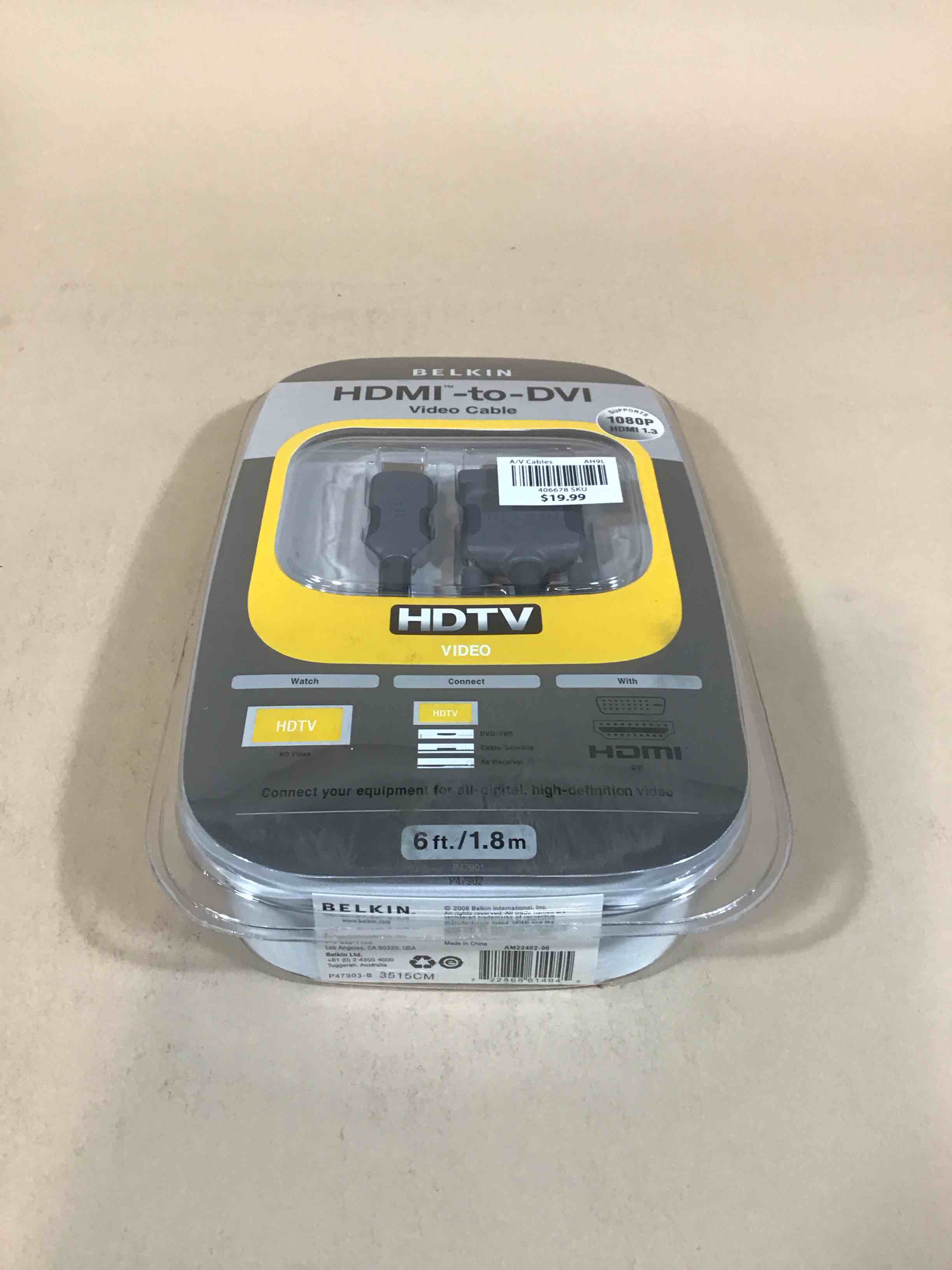 belkin hdmi to dvi-d cable