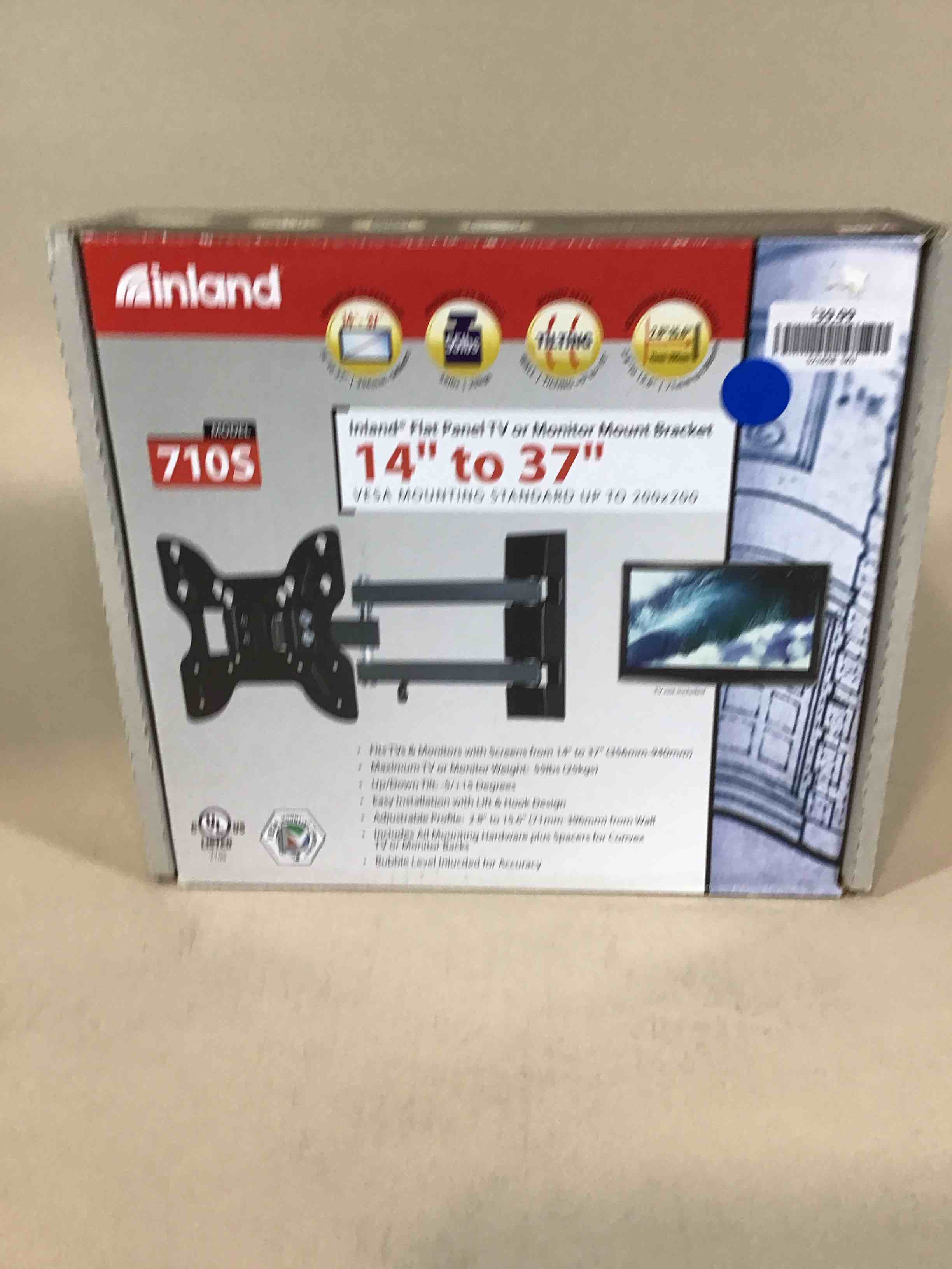 Condition photo showing Good Condition for inland 14"-42" swivel tv/monitor wall mount 710s