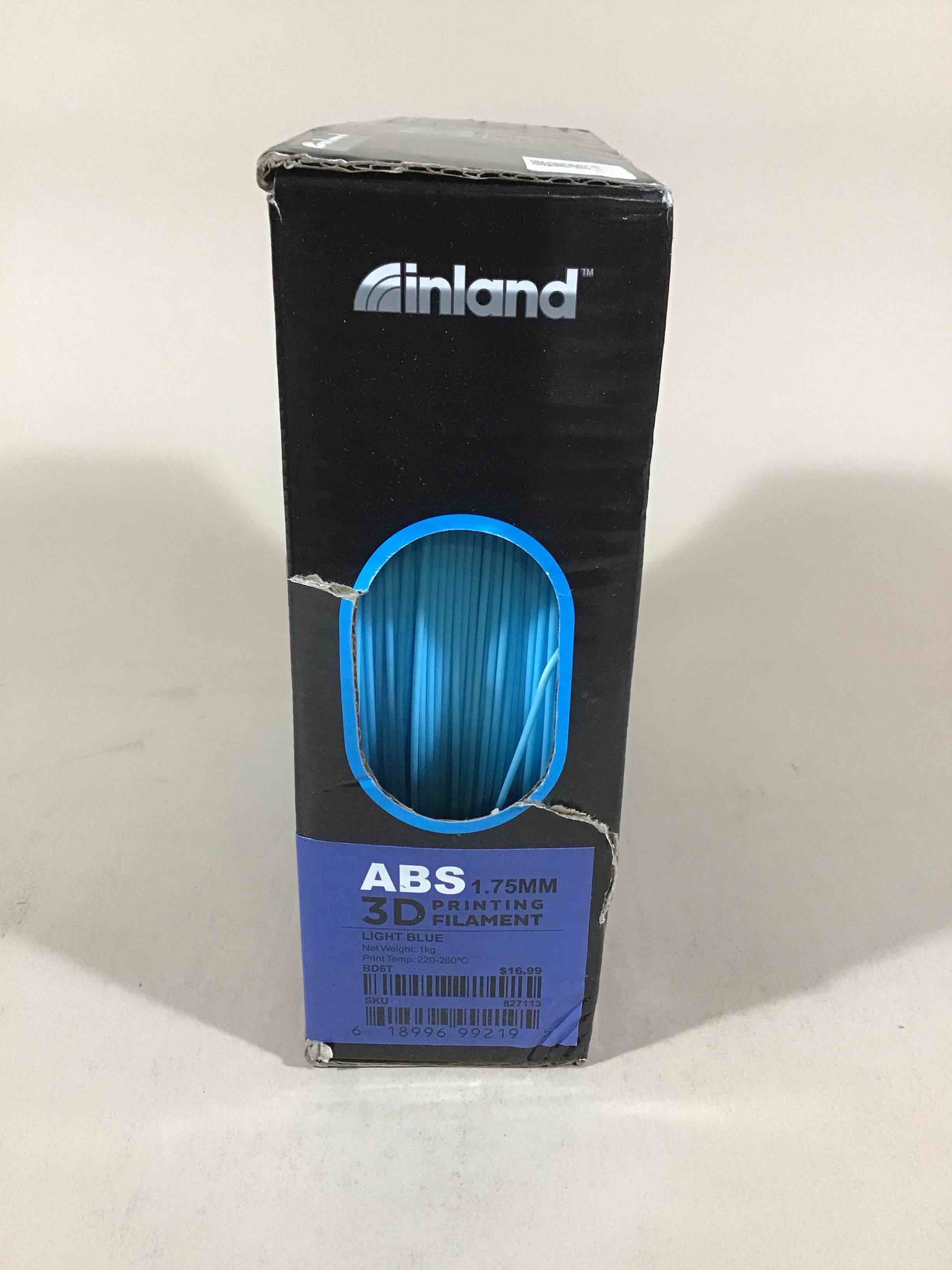 Condition photo showing Good Condition for inland 1.75mm light blue abs 3d printer filament - 1kg spool (2.2 lbs)