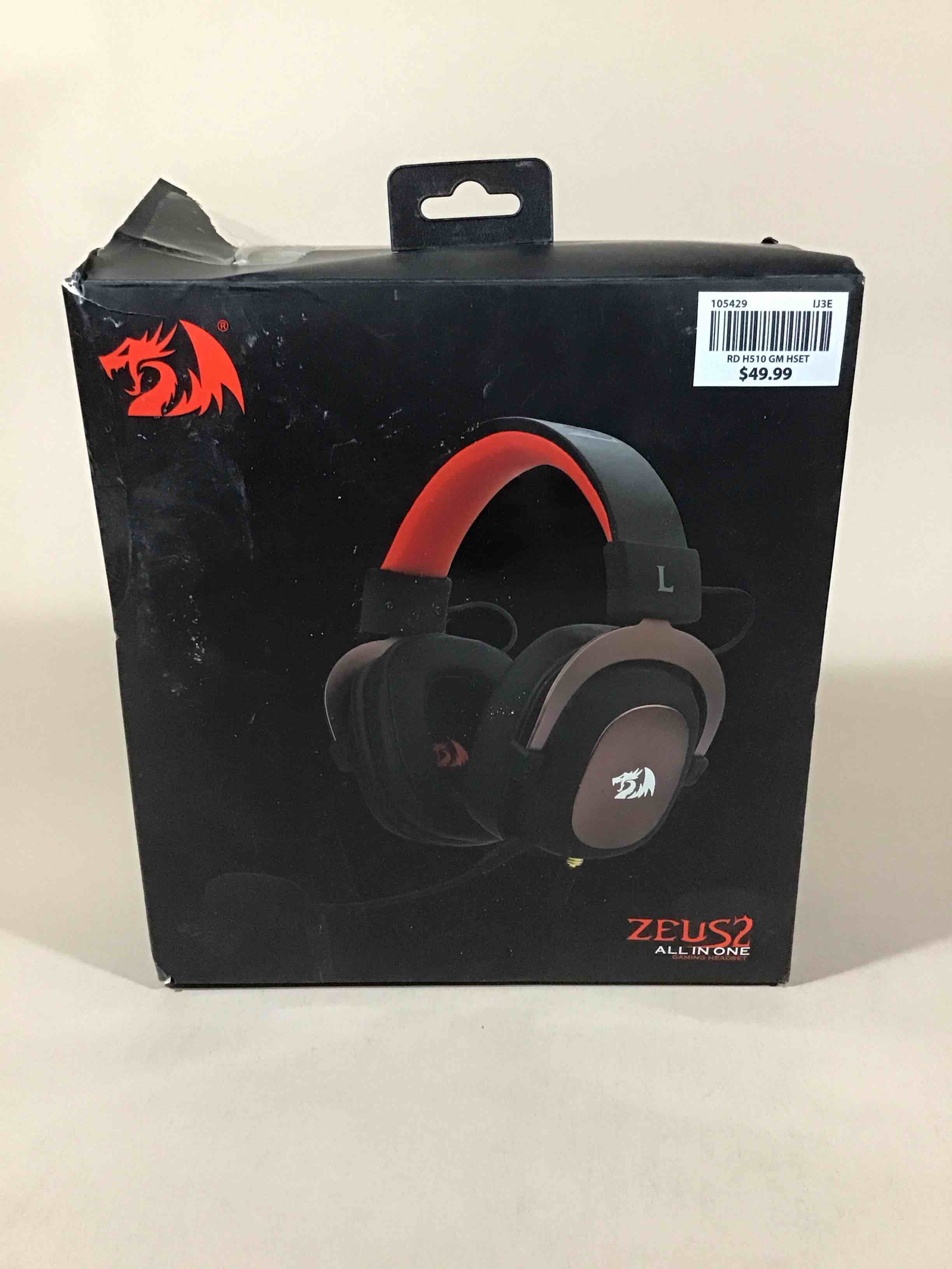 Condition photo showing Good Condition for redragon h510 zeus-x rgb wired gaming headset 53mm usb powered for pc/ps4/ns